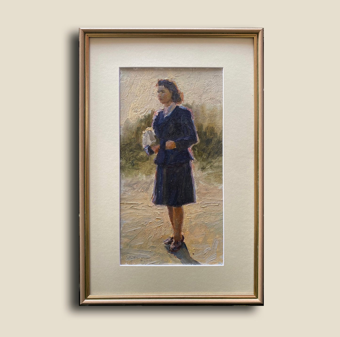 Portrait of a teacher. 1952.