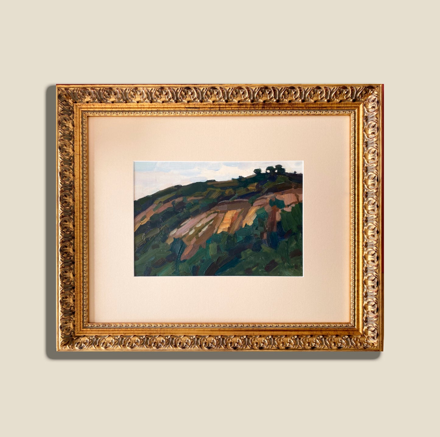 Landschaft Steile Hügel. 1970er.