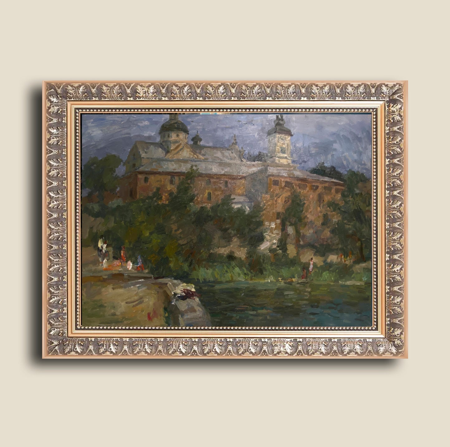Landscape with the Carmelite Monastery of Berdychiv. 1973.