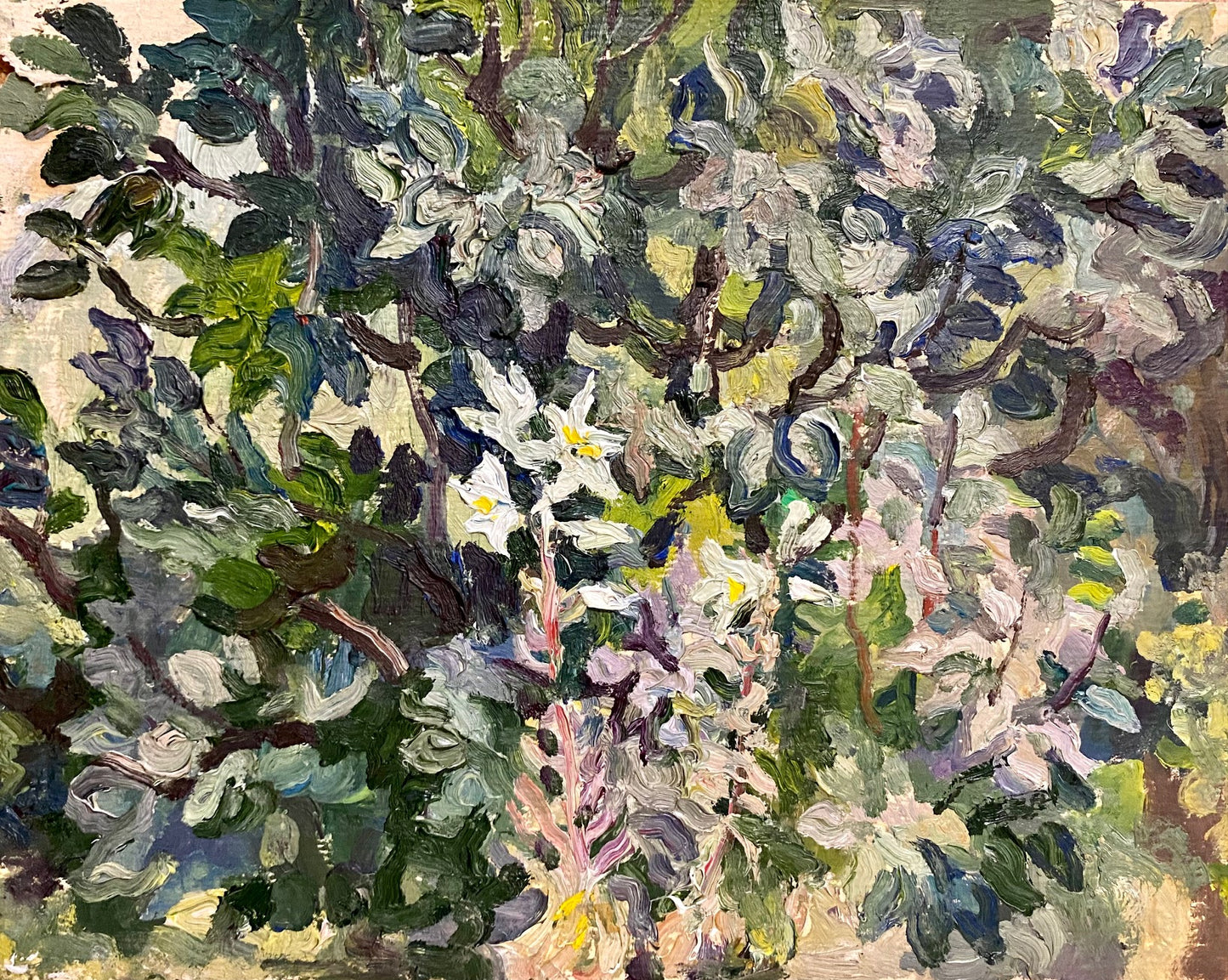 Lilies in the Garden. 1976.