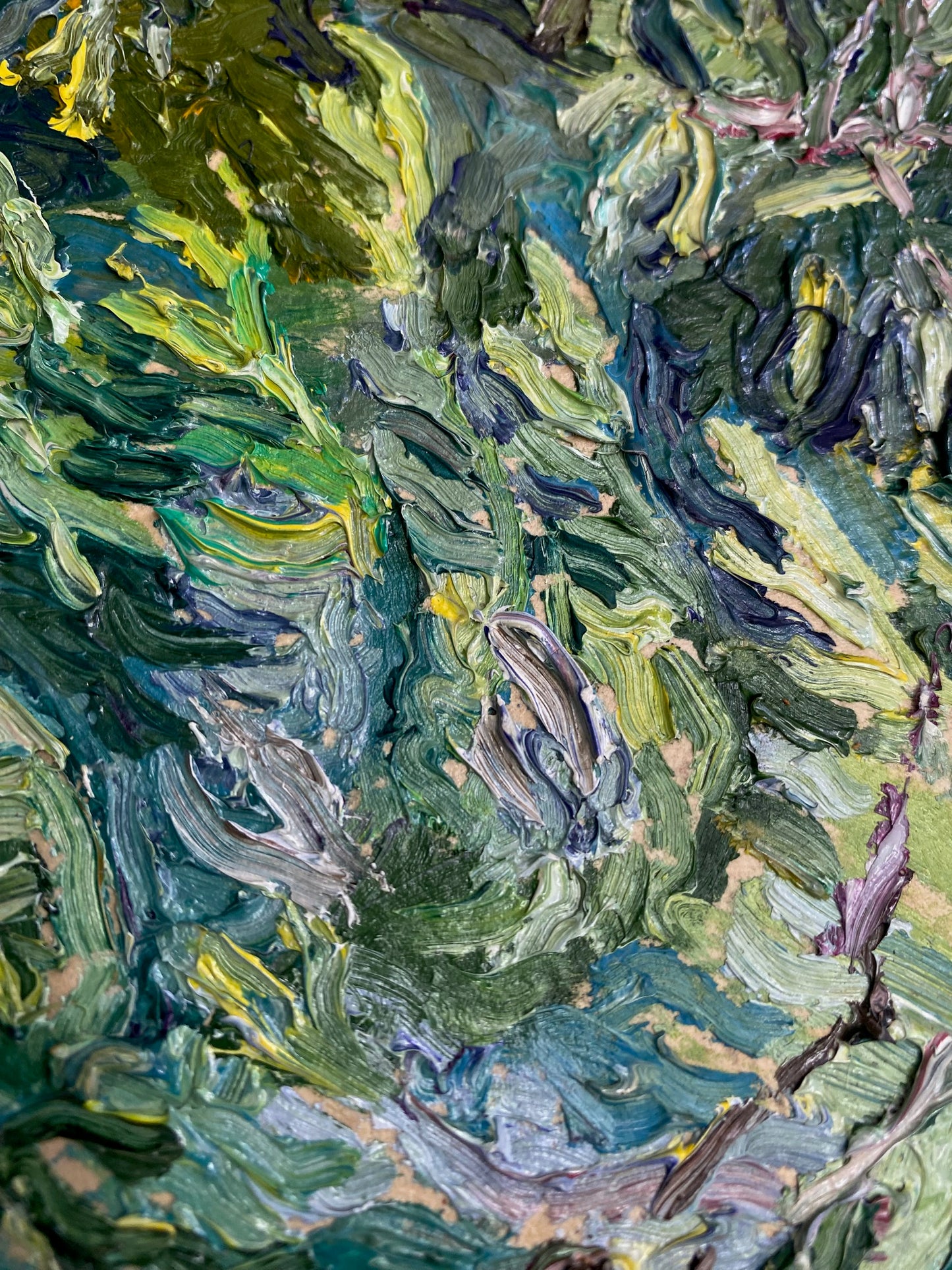 Landschaft Üppiger Sommerwald. 1980s.