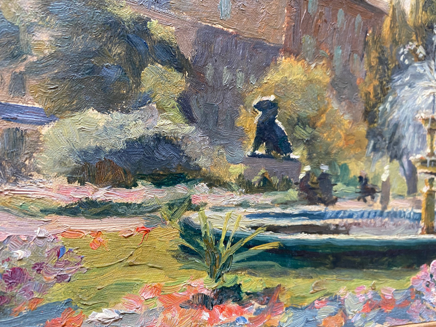Stadtbrunnen im Zentrum von Odessa. 1951.