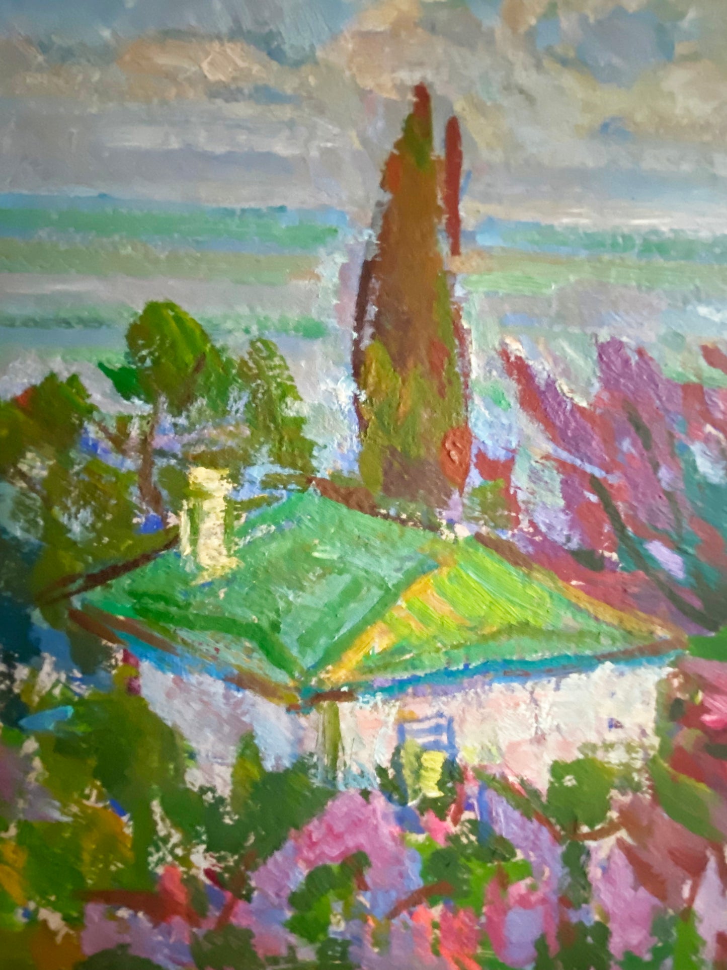 Frühlingslandschaft. 1970s.