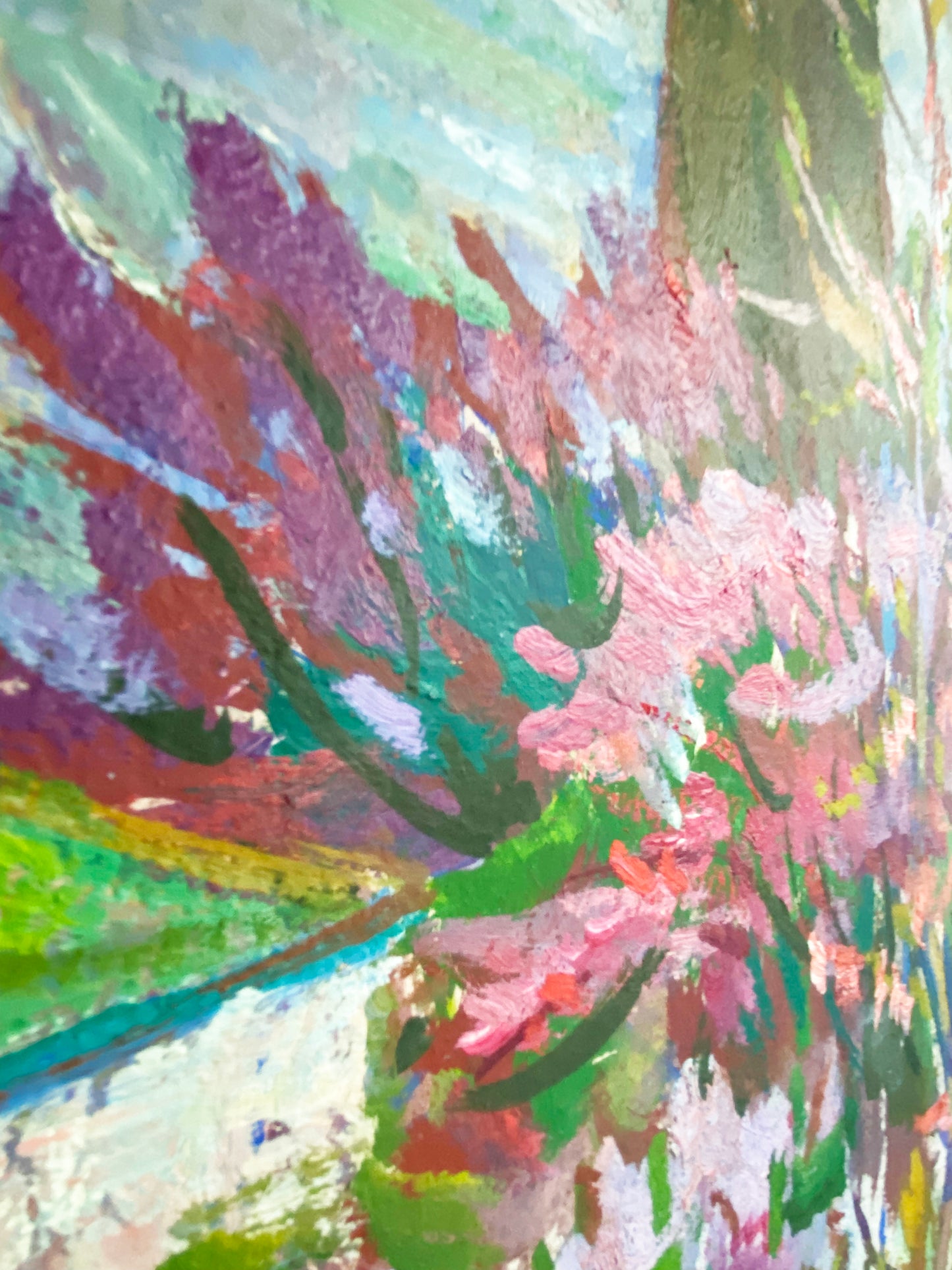 Frühlingslandschaft. 1970s.