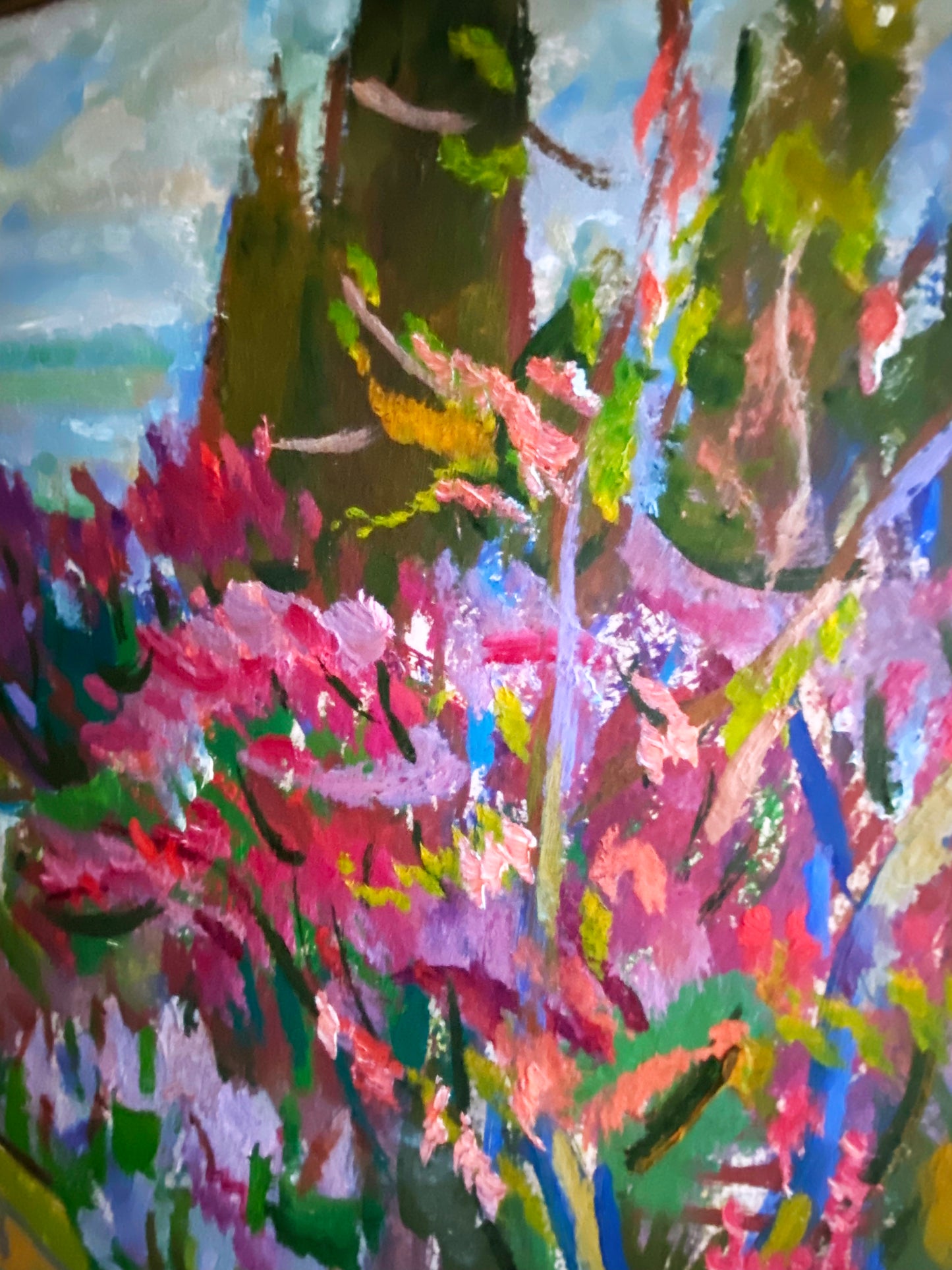 Frühlingslandschaft. 1970s.