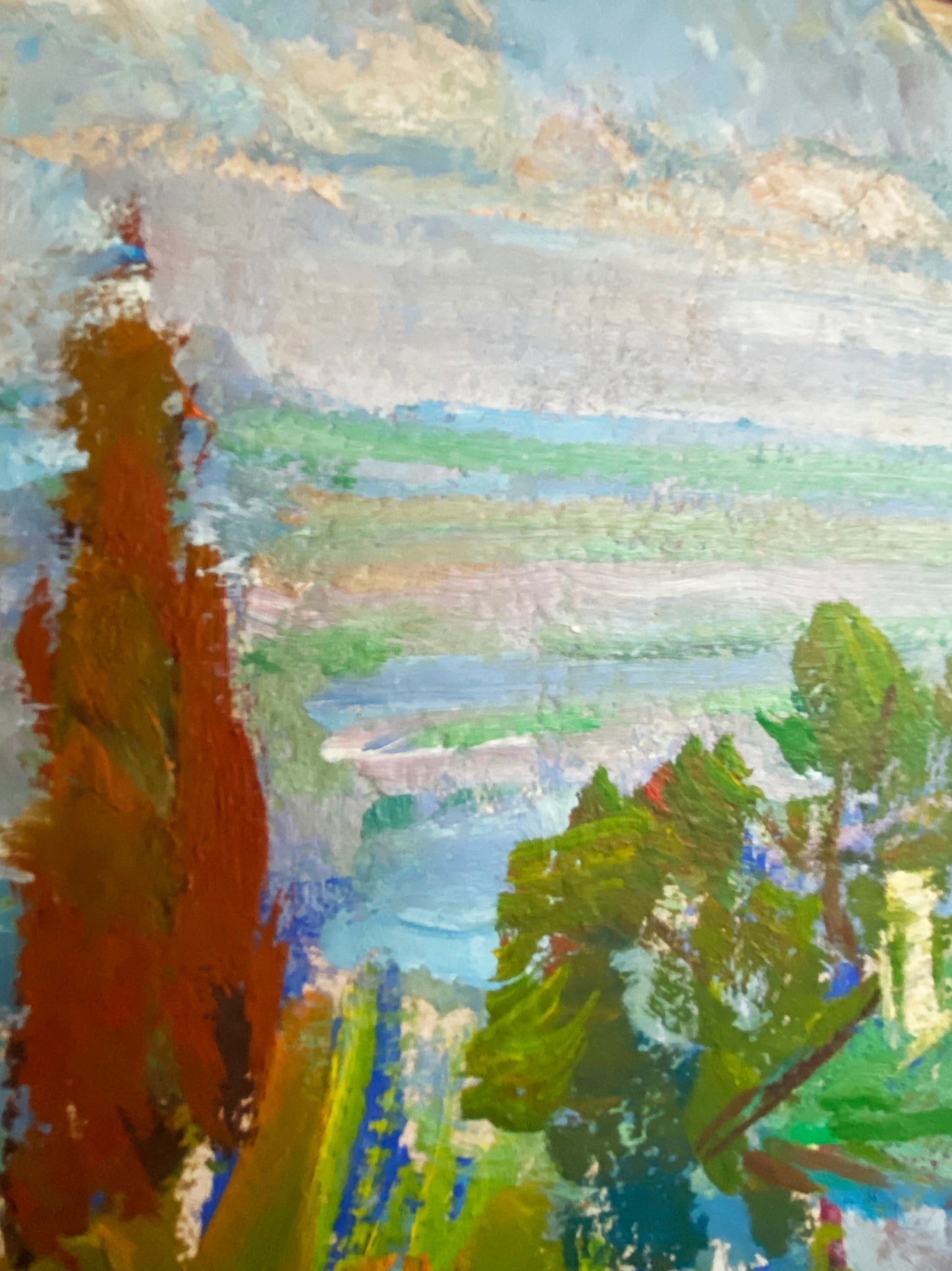 Frühlingslandschaft. 1970s.