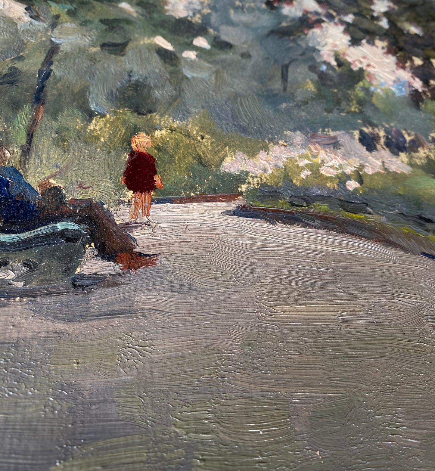 Summer day in a city park. 1956.