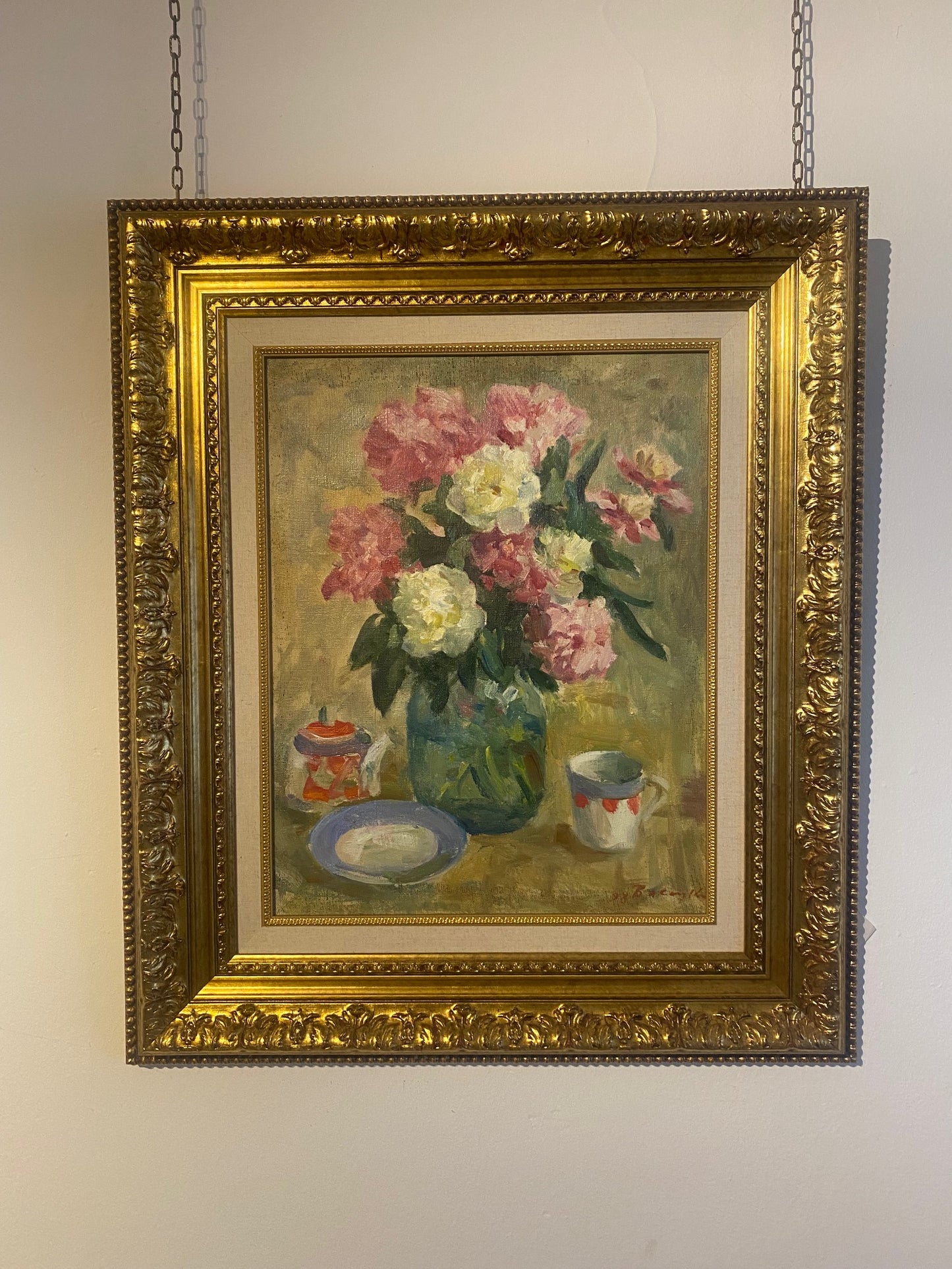 Peonies in a vase. 1998.