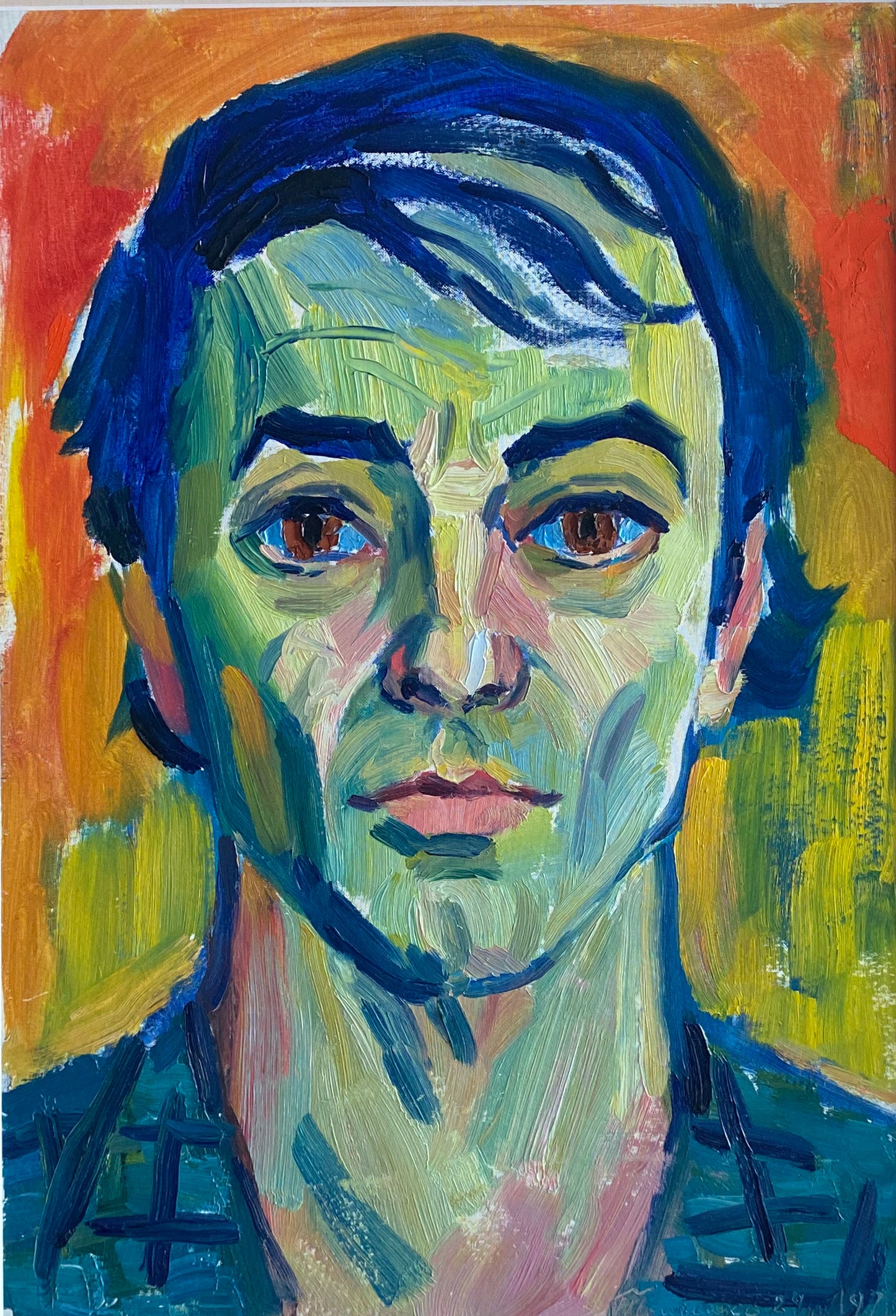 Männliches Porträt. 1976.