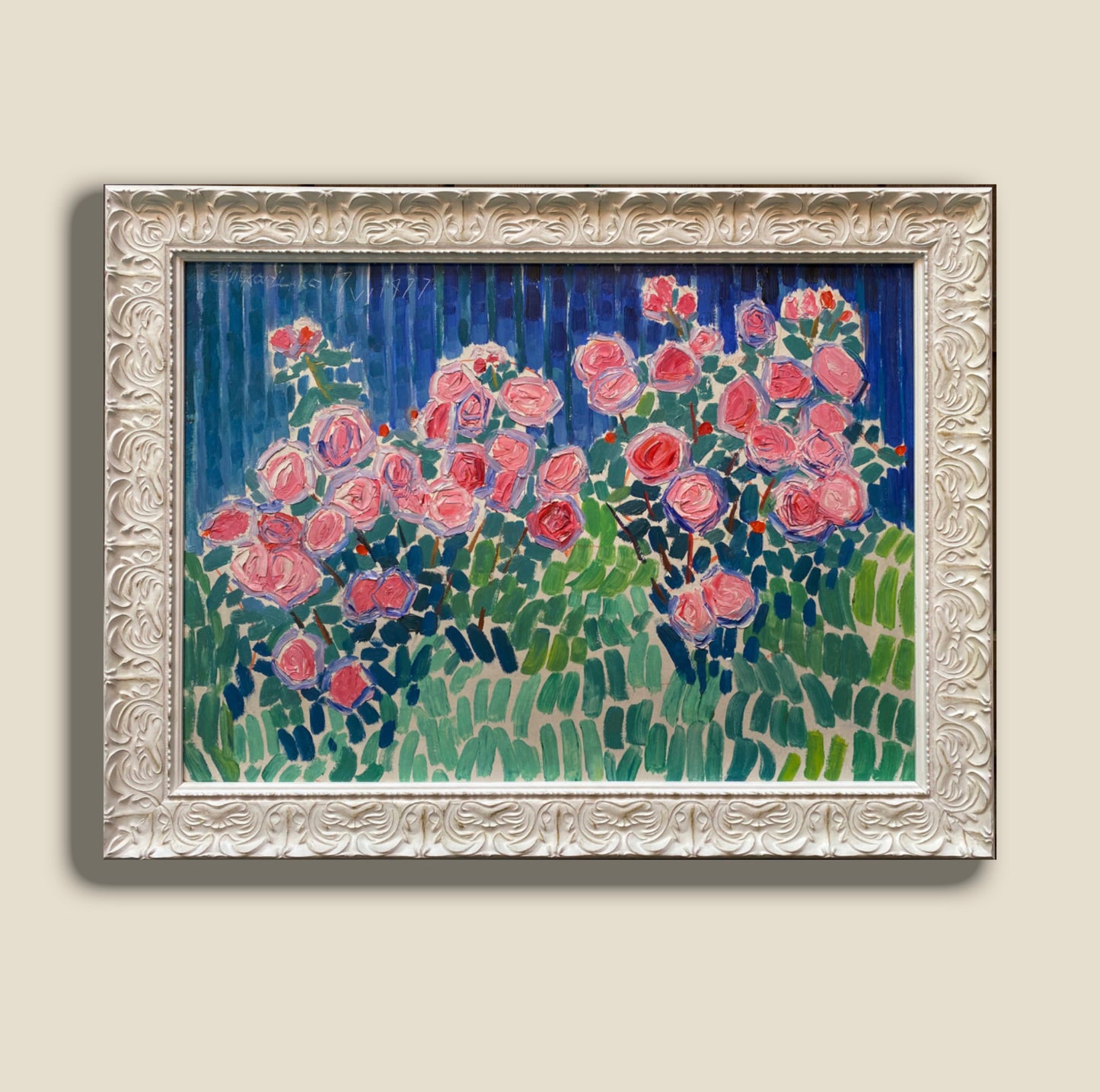 Roses in the Garden. 1977.