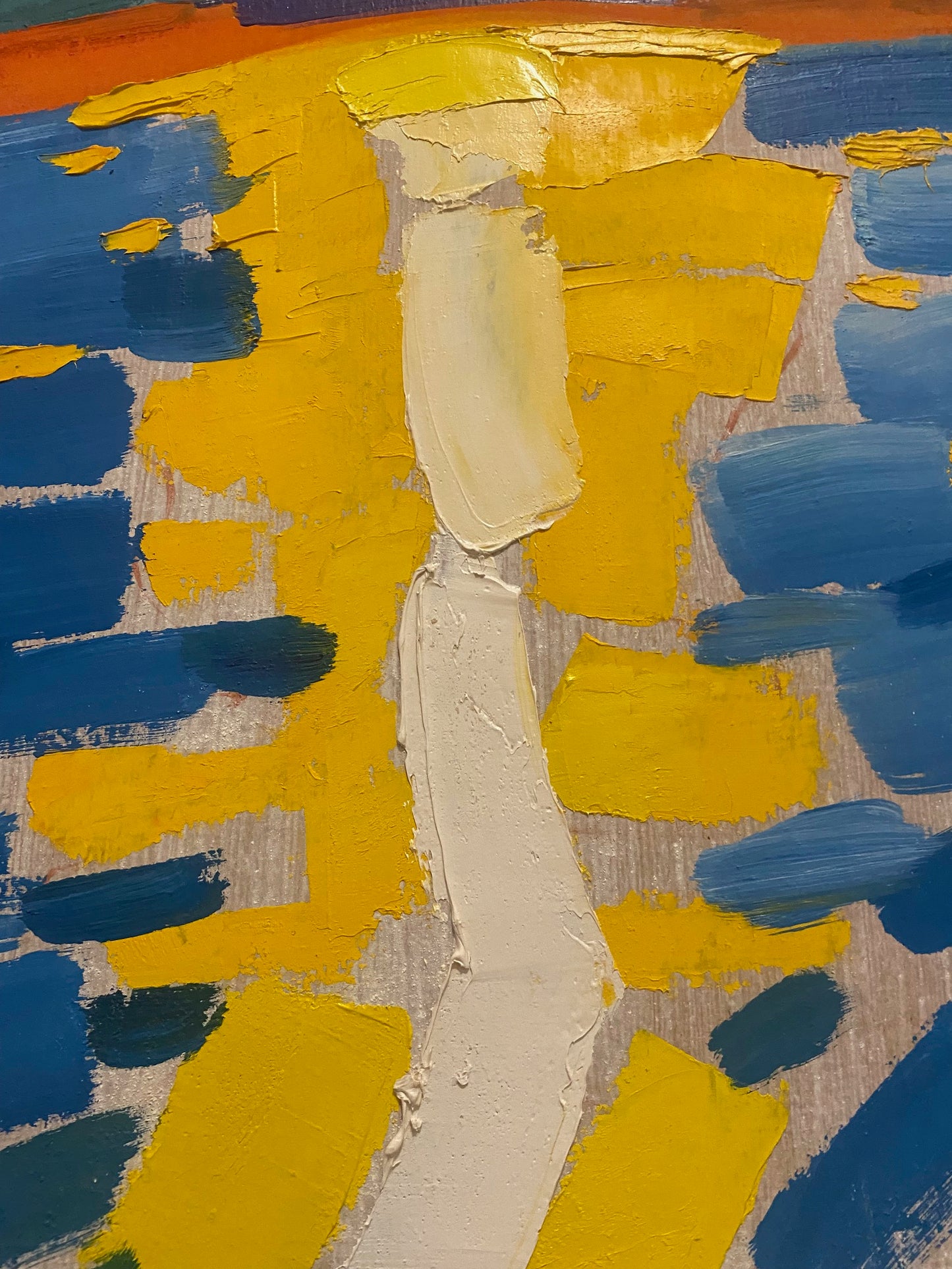Landschaft hell die Sonne. 1968.