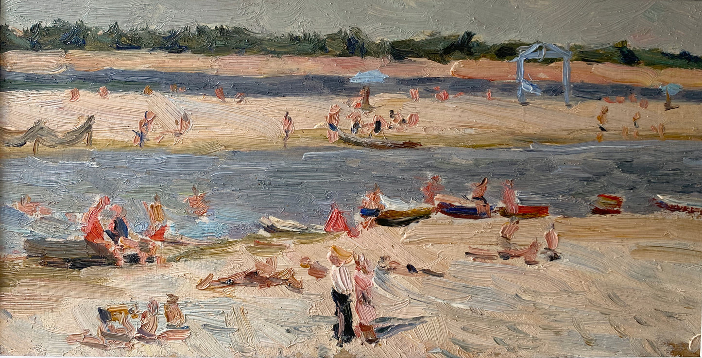 Der Strand. 1950er.