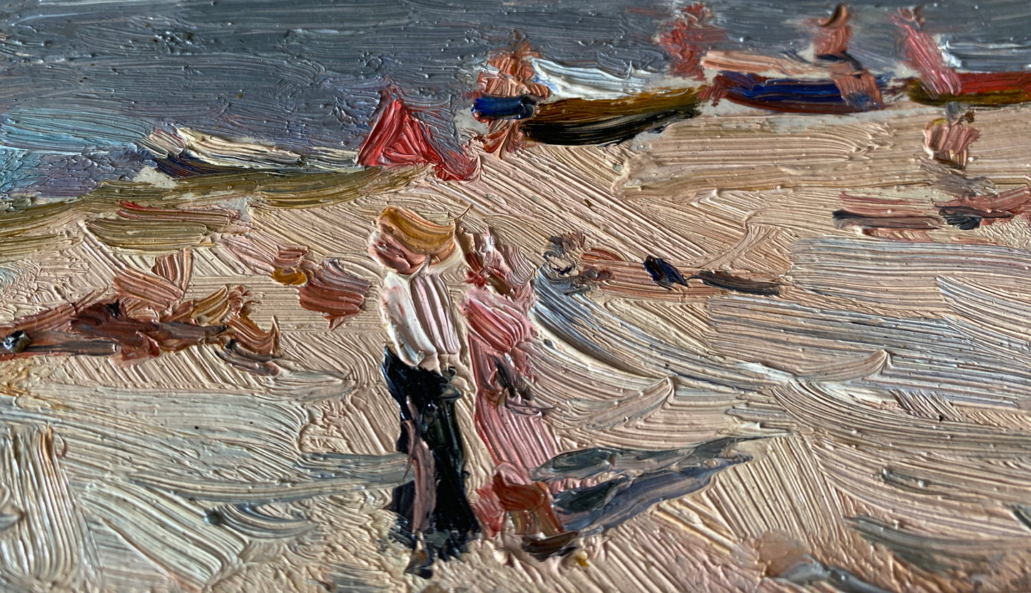 Der Strand. 1950er.