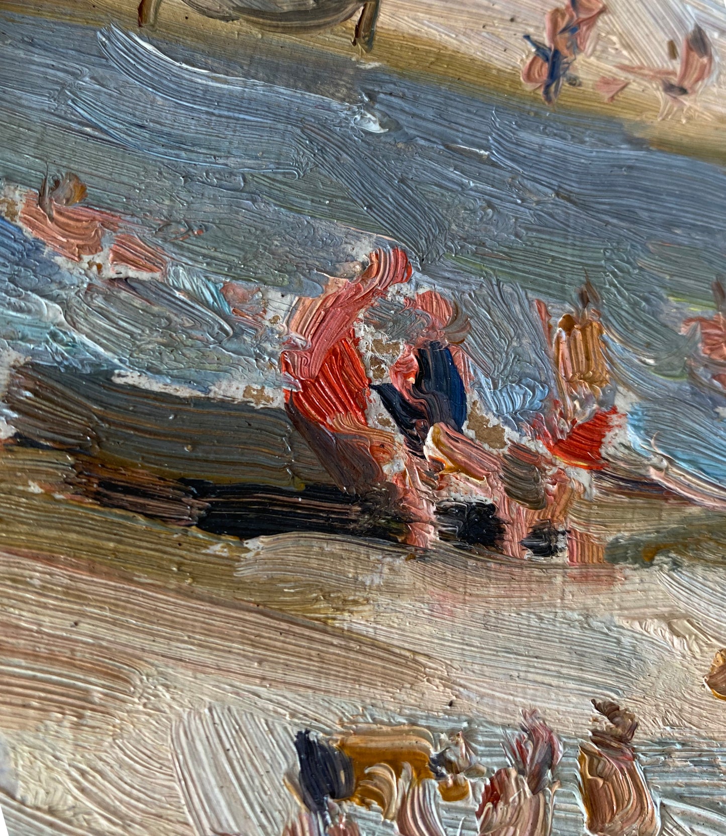 Der Strand. 1950er.