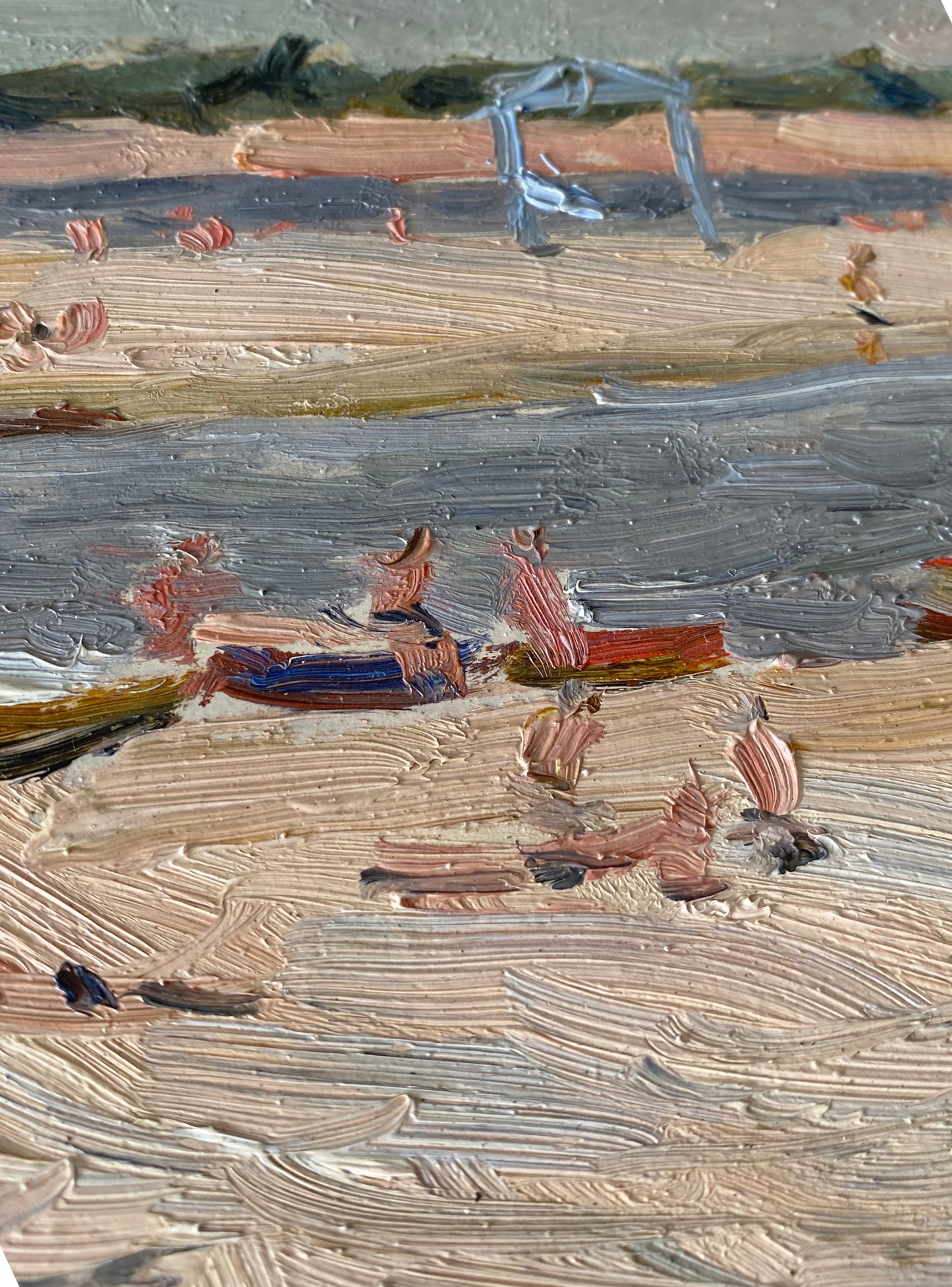 Der Strand. 1950er.