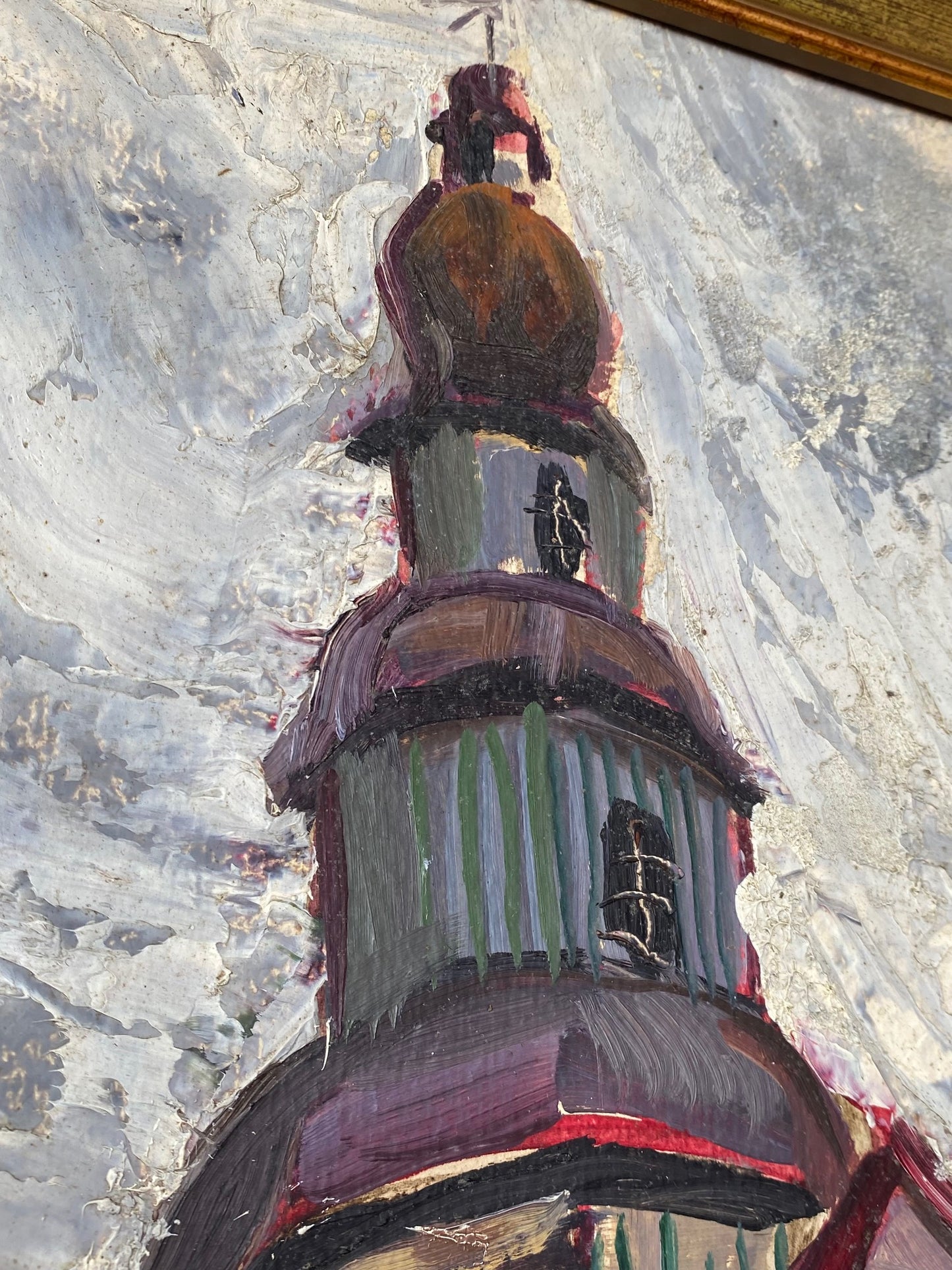 Landschaft der St.-Nikolaus-Holzkirche. 1966.