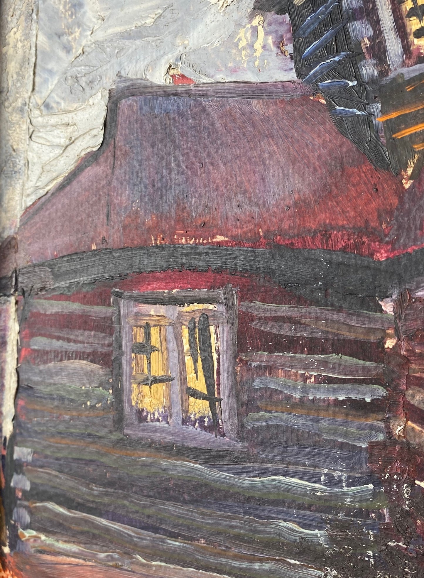 Landschaft der St.-Nikolaus-Holzkirche. 1966.