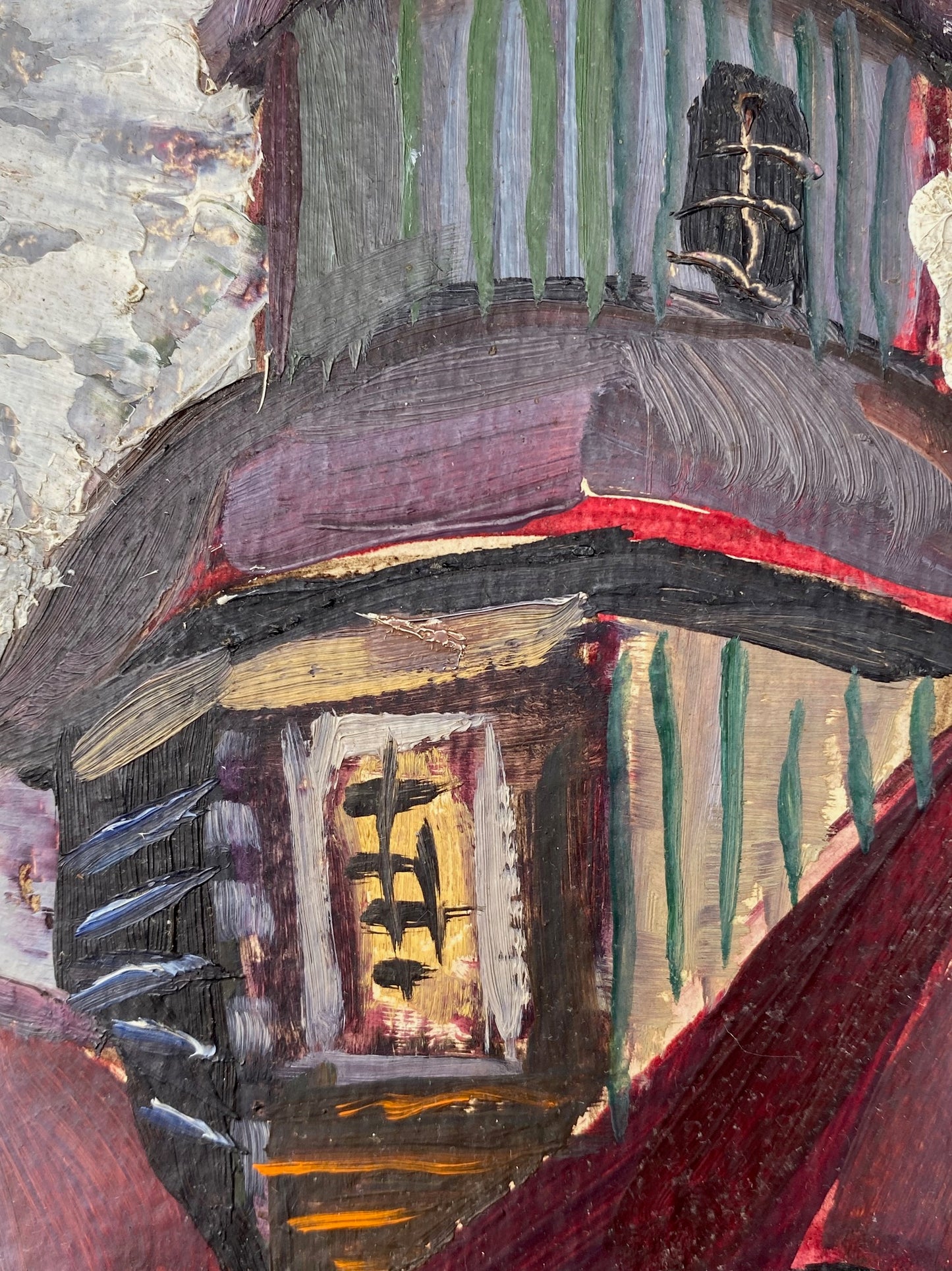 Landschaft der St.-Nikolaus-Holzkirche. 1966.