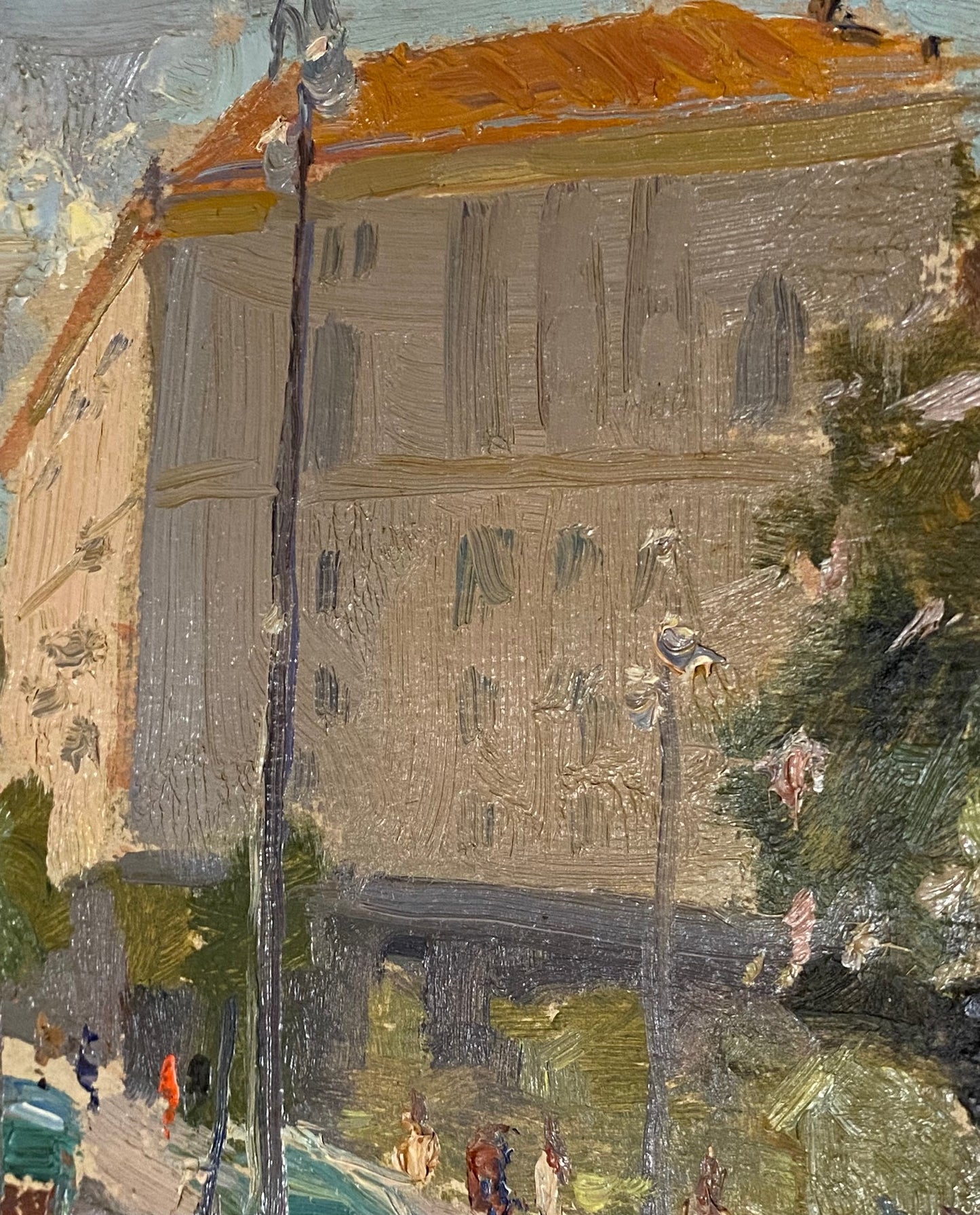 Vintage Stadtbild Hauptstraße von Kiew. 1957.