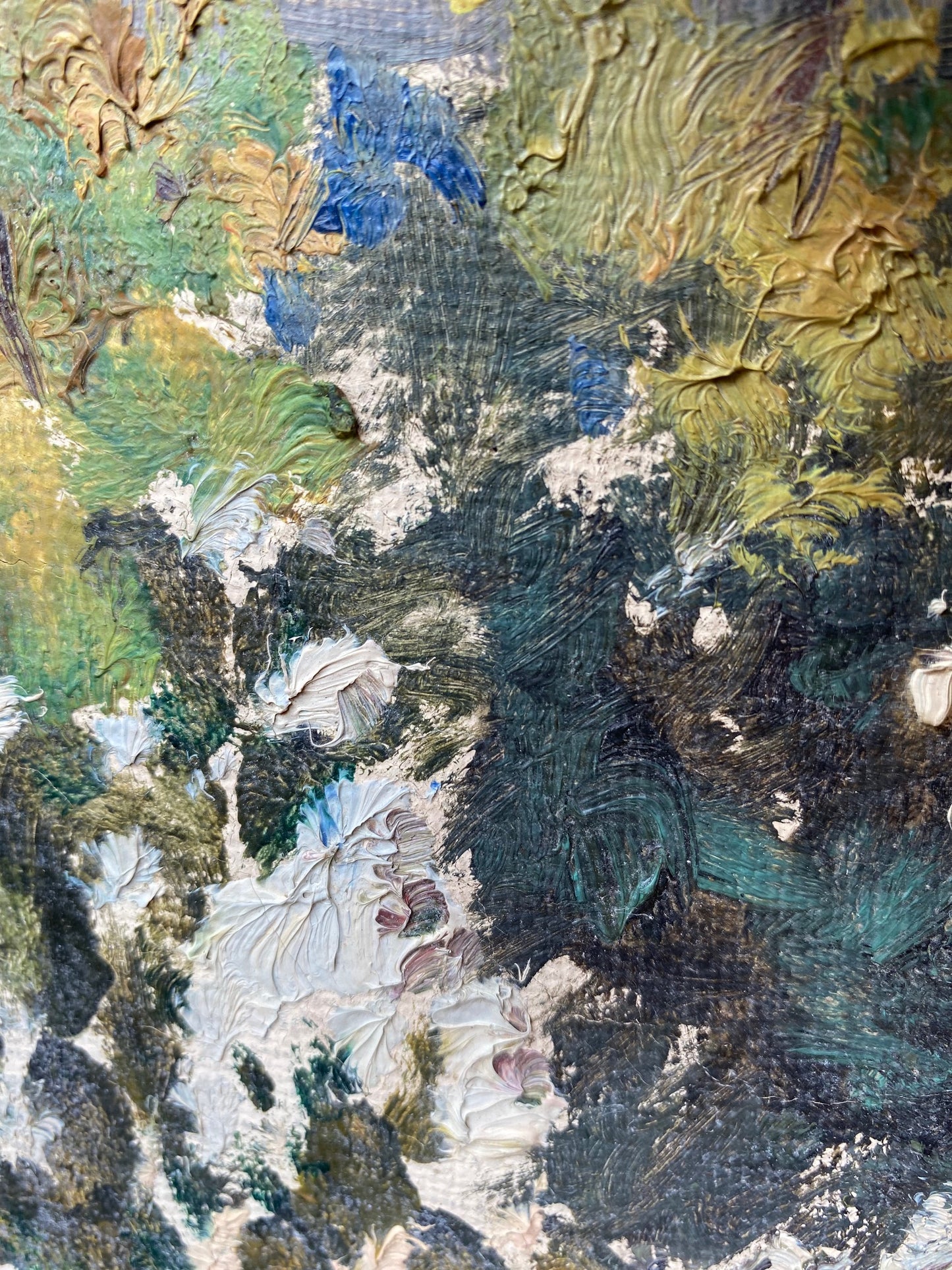 Ländliche Landschaft auf dem Dorf. 1954.