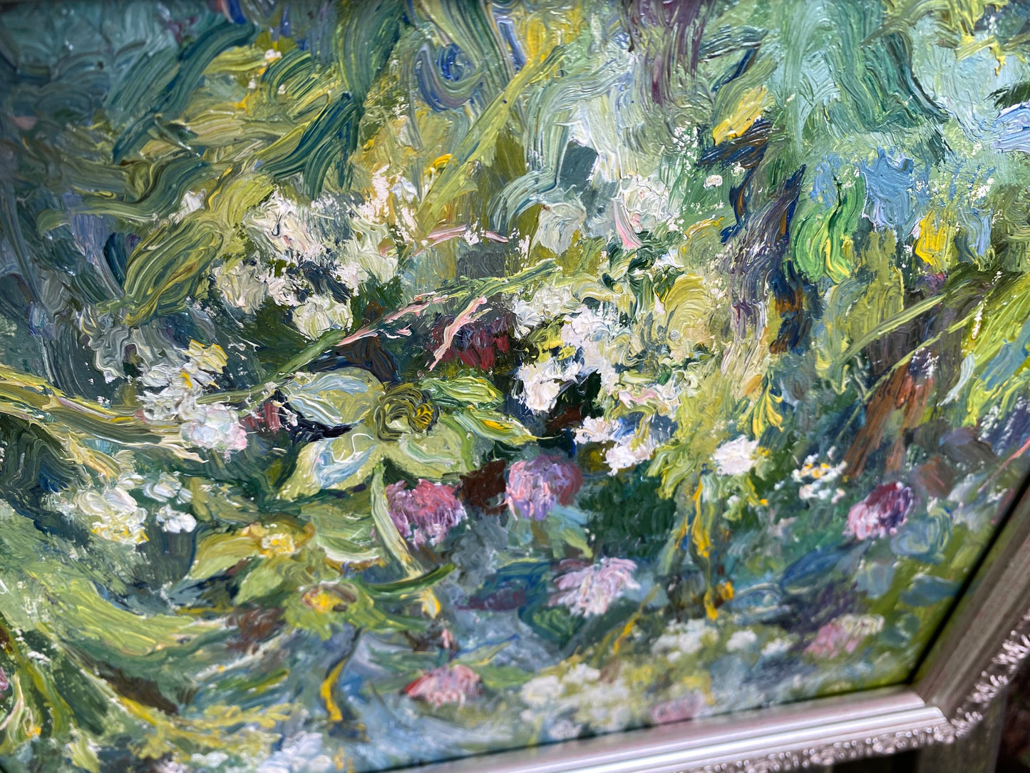 Wildblumen im Sommergarten. um 1980.