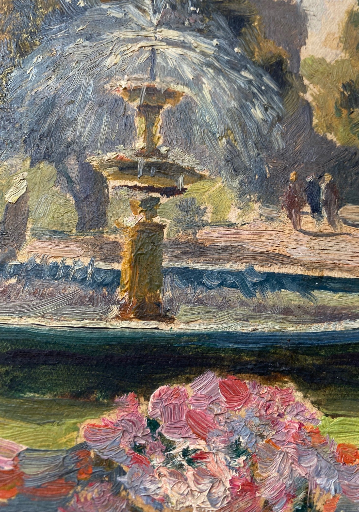 Stadtbrunnen im Zentrum von Odessa. 1951.