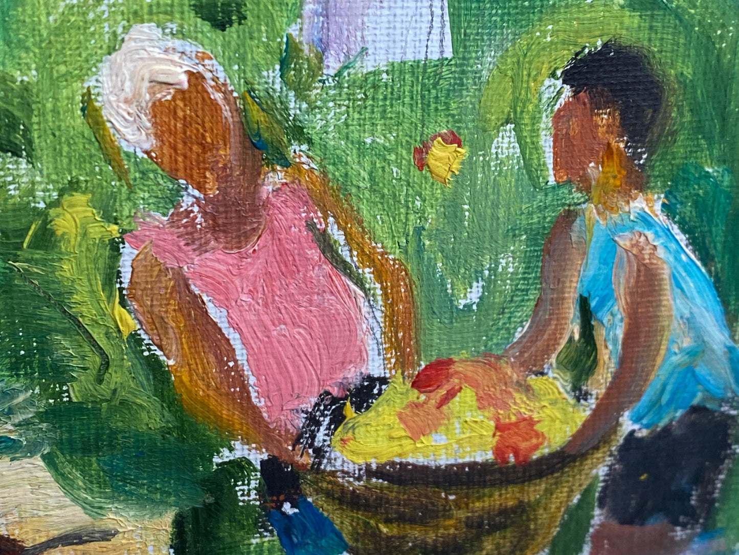 Apfelernte. 1970er Jahre.