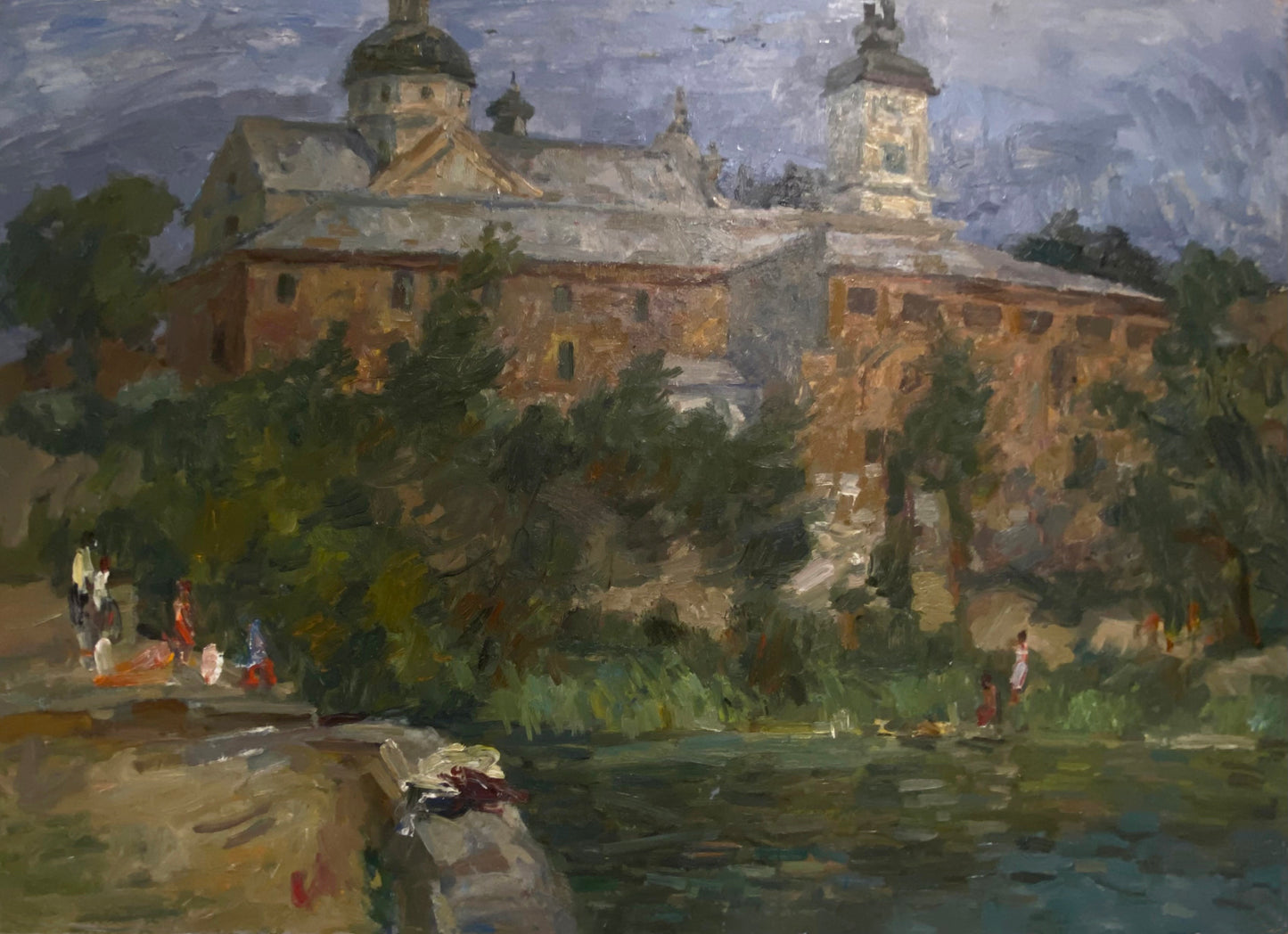 Landscape with the Carmelite Monastery of Berdychiv. 1973.