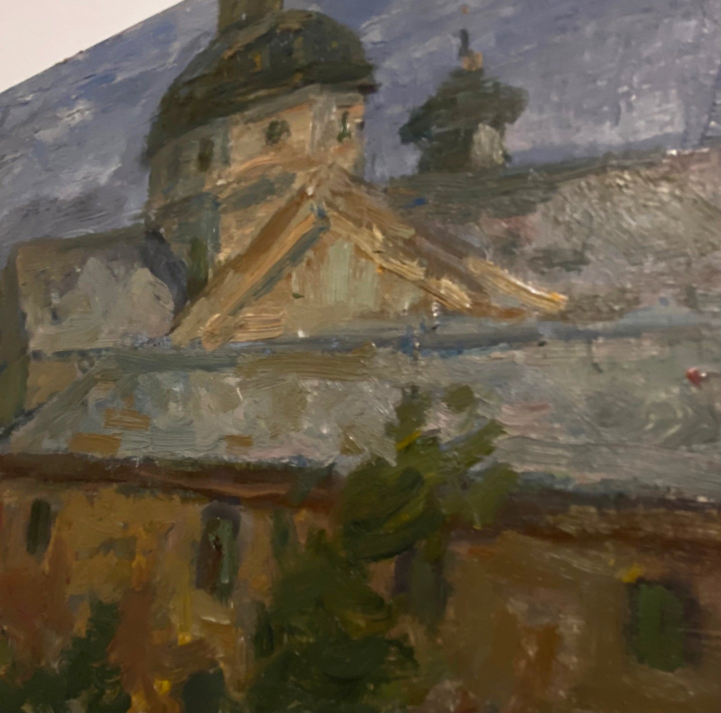 Landscape with the Carmelite Monastery of Berdychiv. 1973.