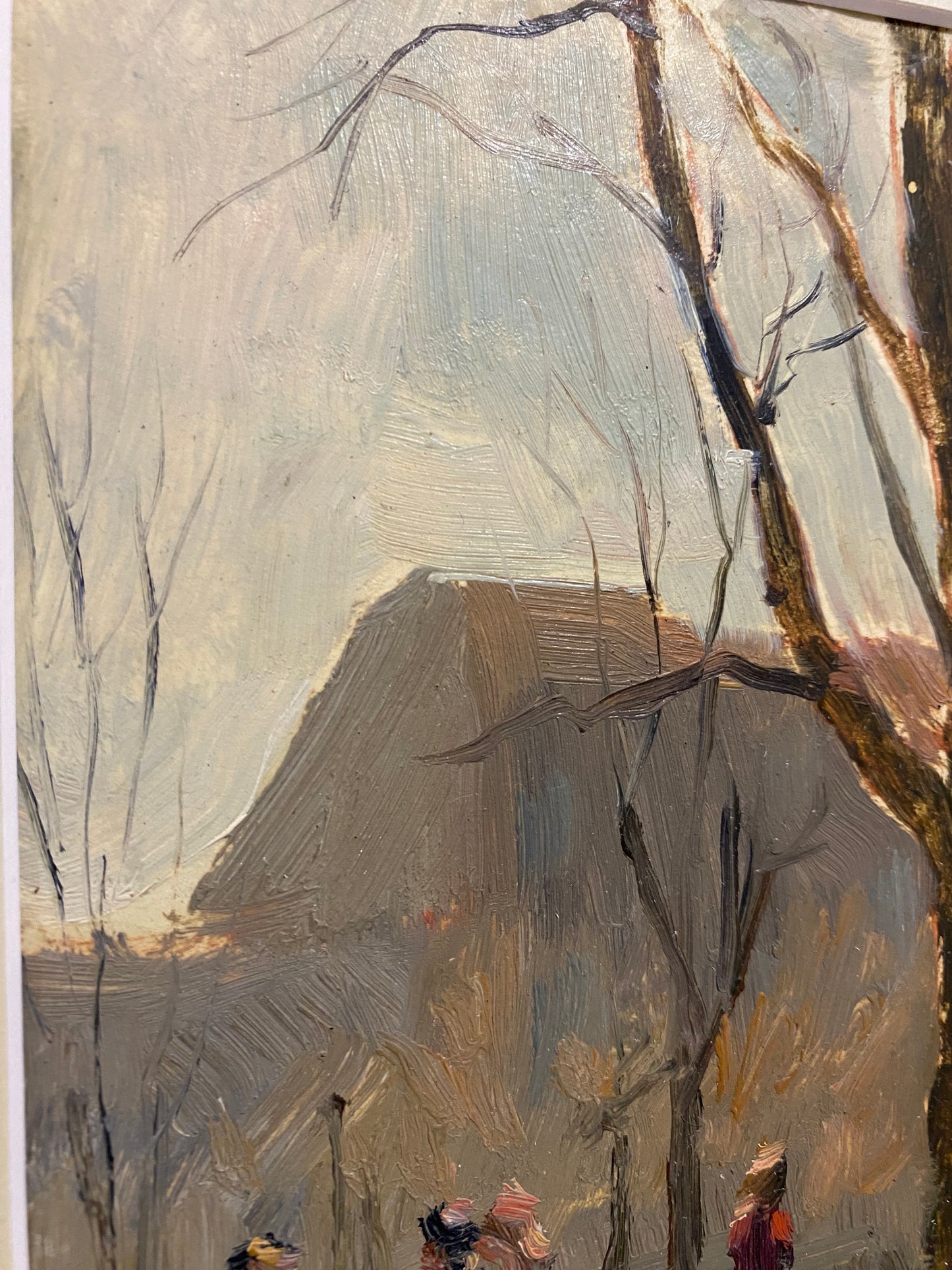 Frühlingslandschaft in der Stadt. 1953.