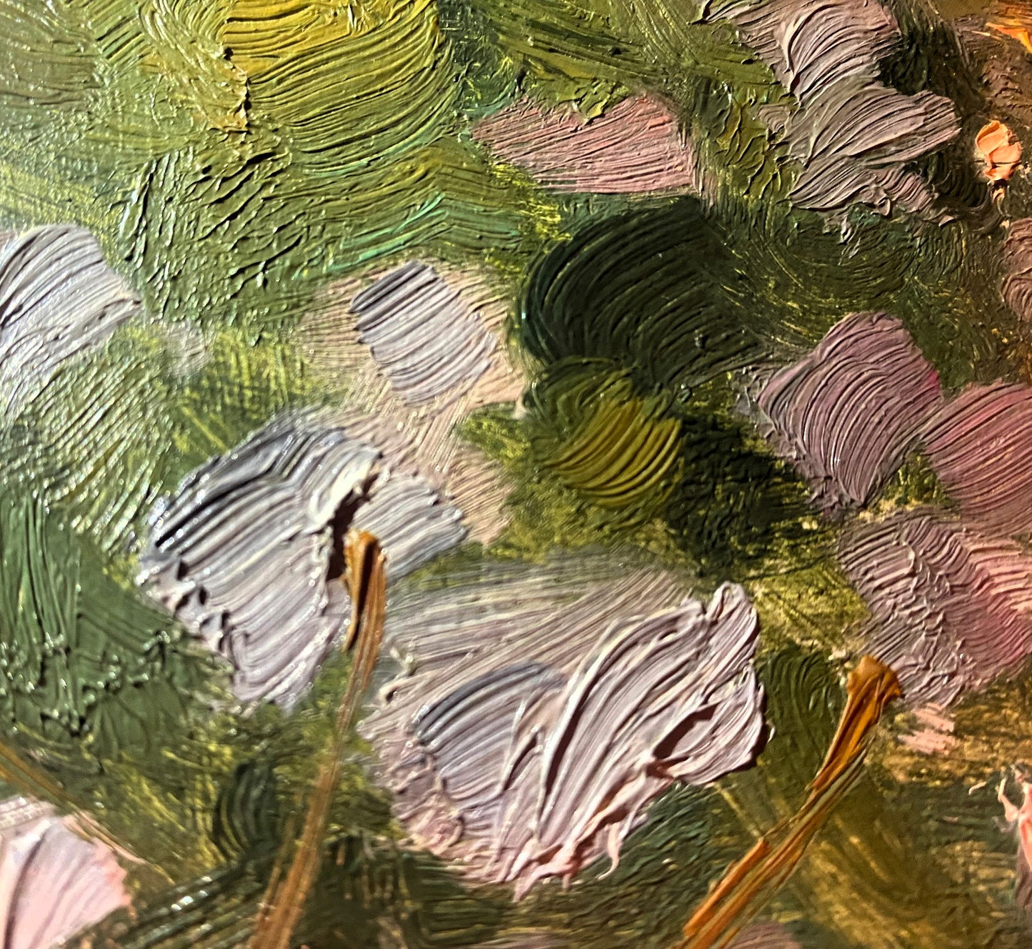 Landscape with lilac blossom. 1960.