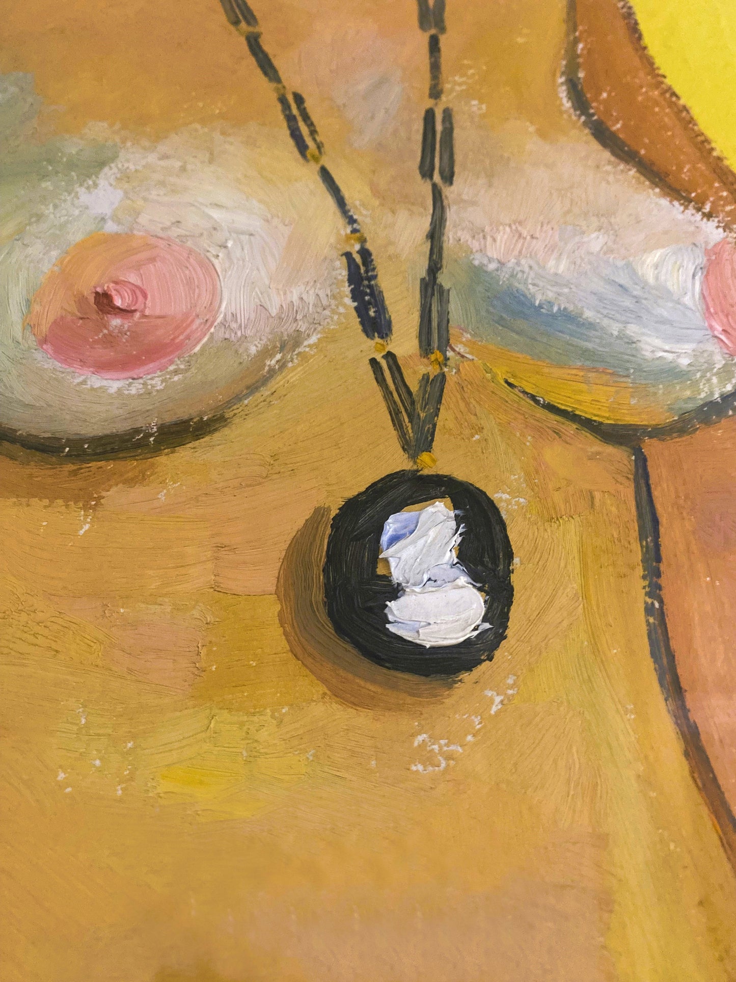 Nackte Frau mit Kamee. 1970.