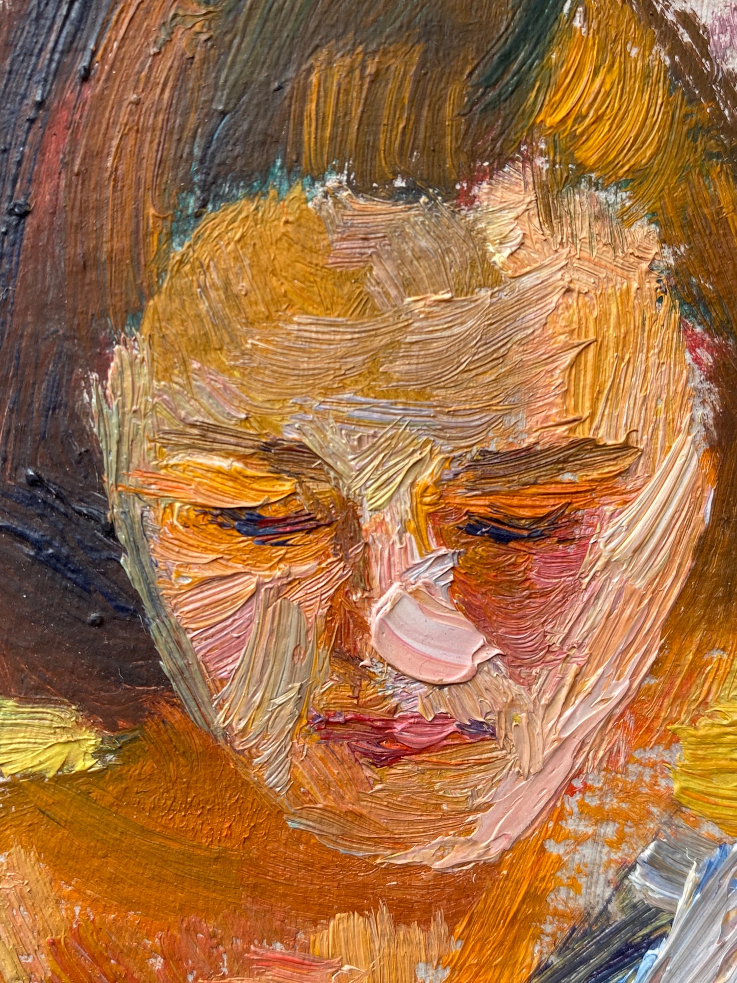 Portrait of a young girl reading. 1963.