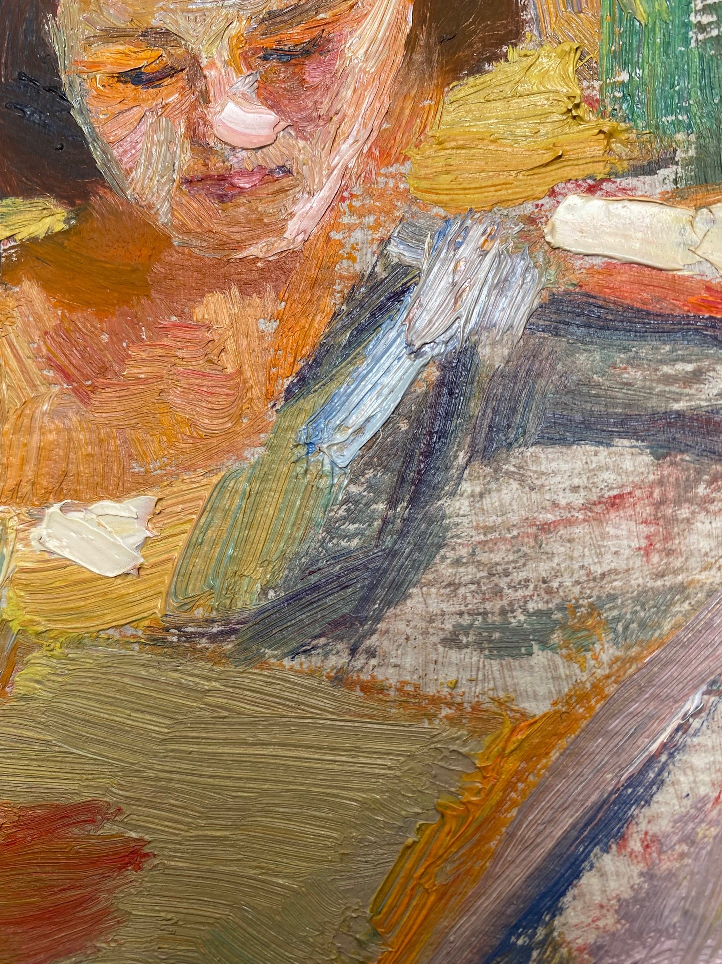 Portrait of a young girl reading. 1963.