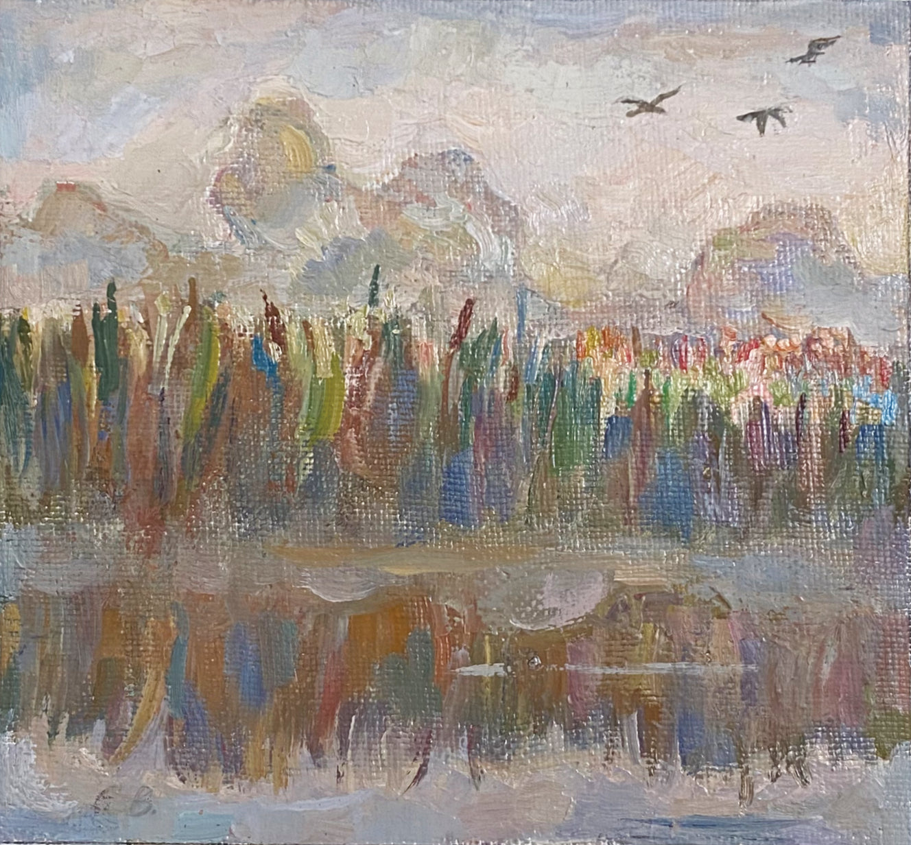 Morning Over the Reeds. Approximately 1970s.