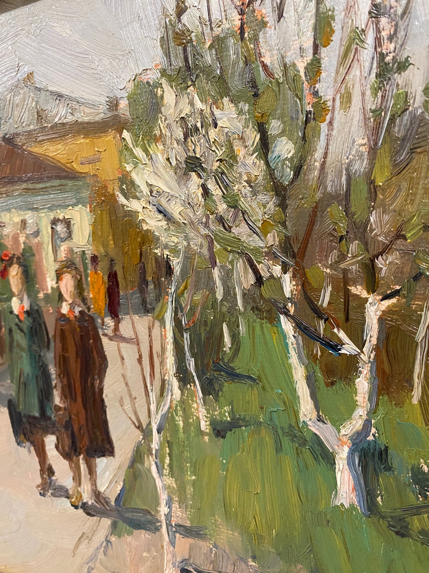 Schulmädchen als Pioniere nach der Schule. 1959.
