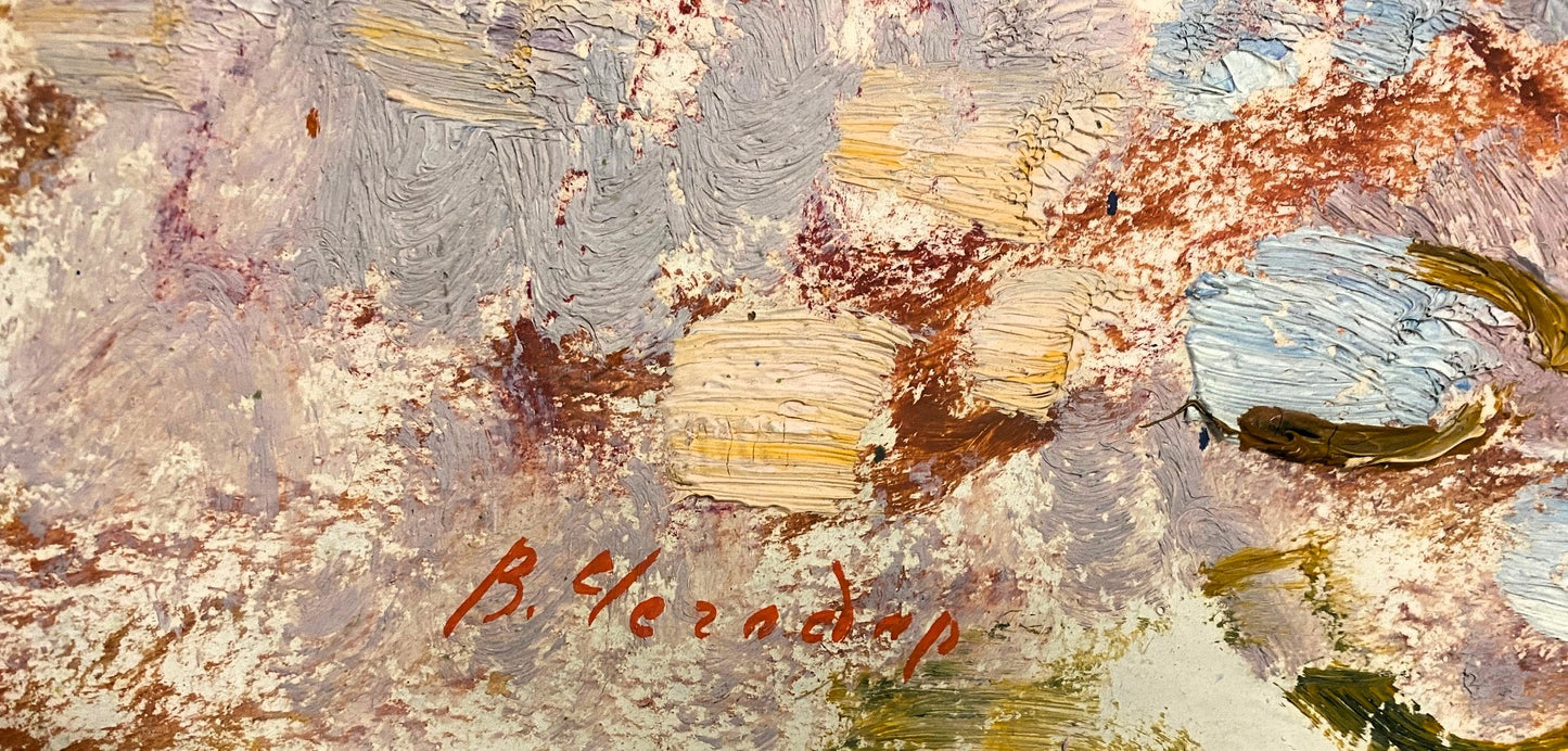 Seelandschaft, Meer und Wolken. Ungefähr 1970er Jahre