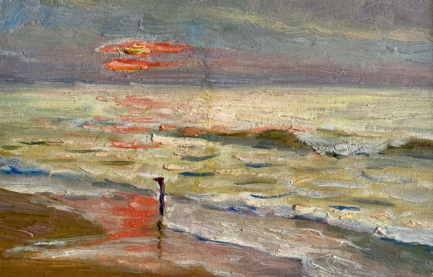 Sunrise at sea. 1953.