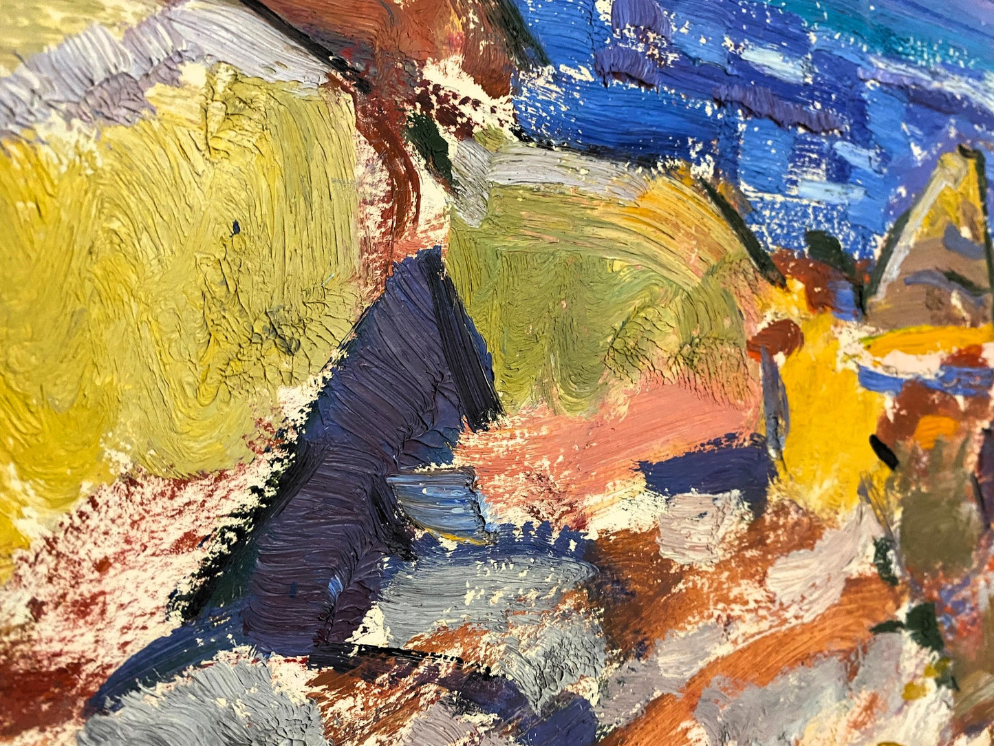 Seelandschaft, Meer und Wolken. Ungefähr 1970er Jahre