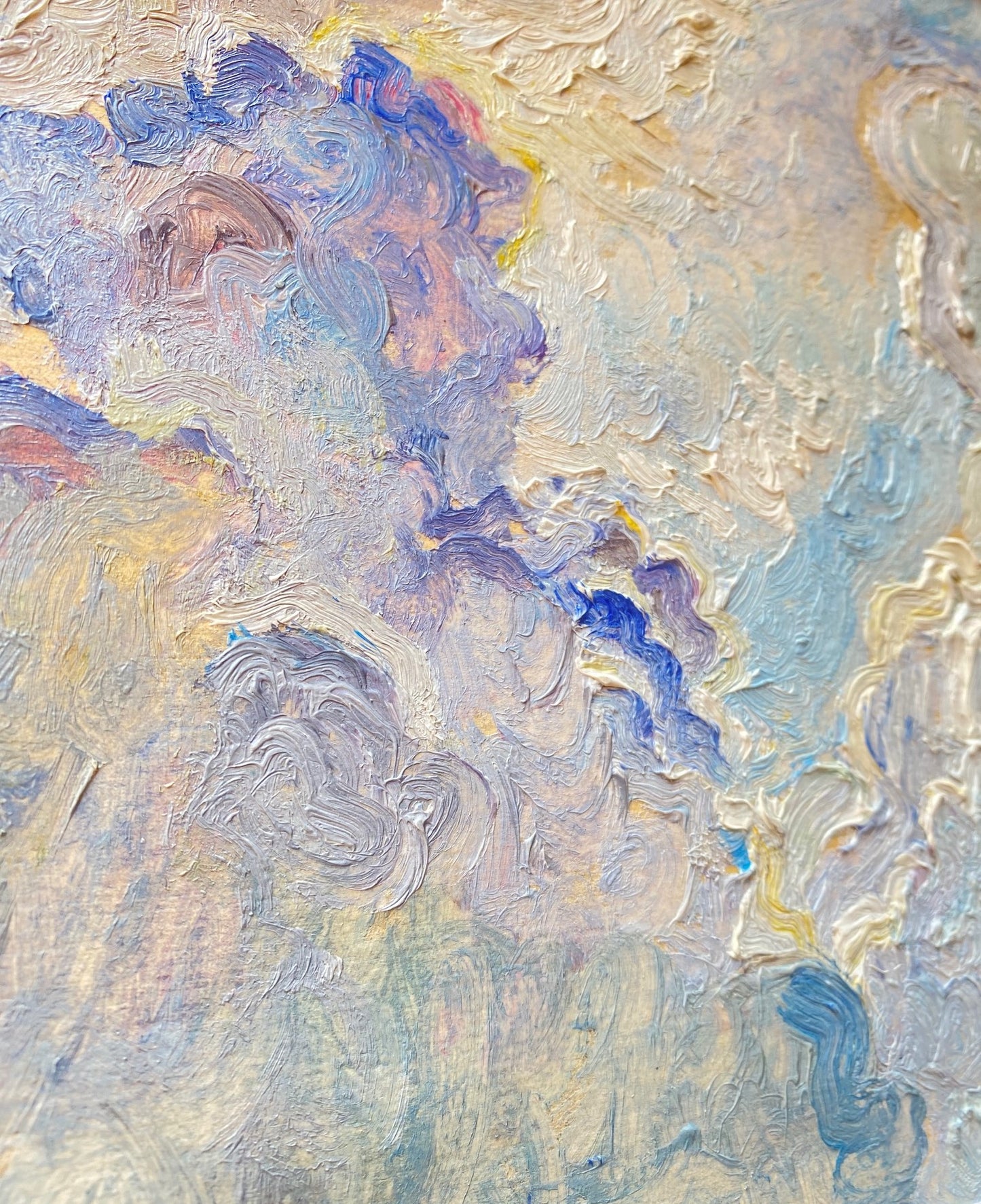 Landschaft Wolken am Himmel. Ungefähr 1980er Jahre.