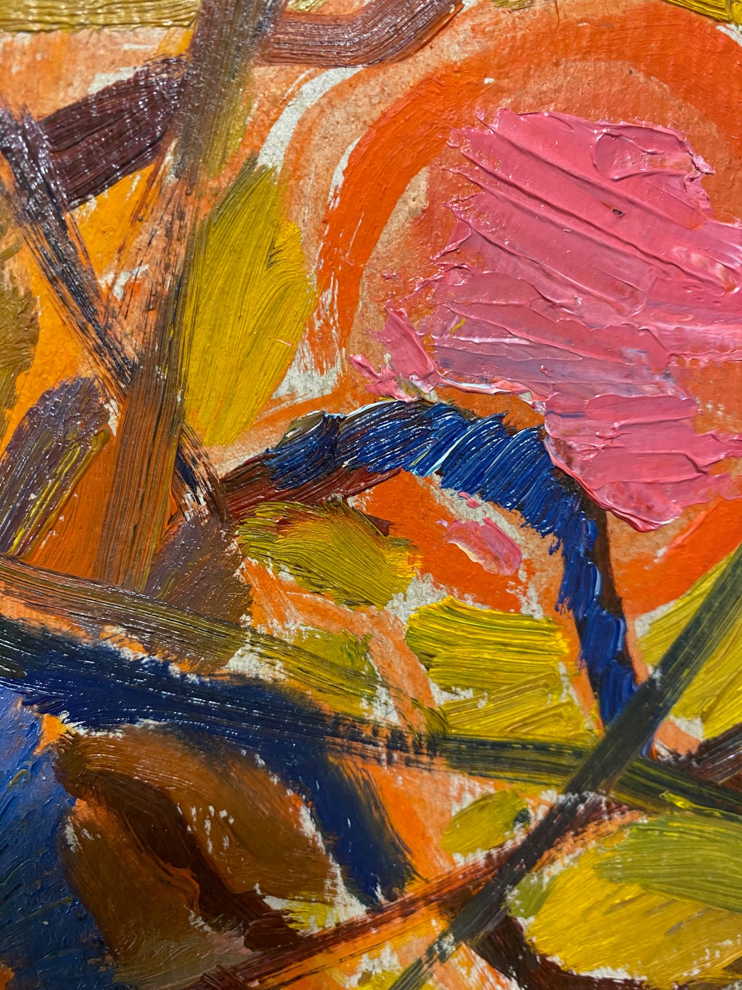 Landscape sun in the branches. 1976.