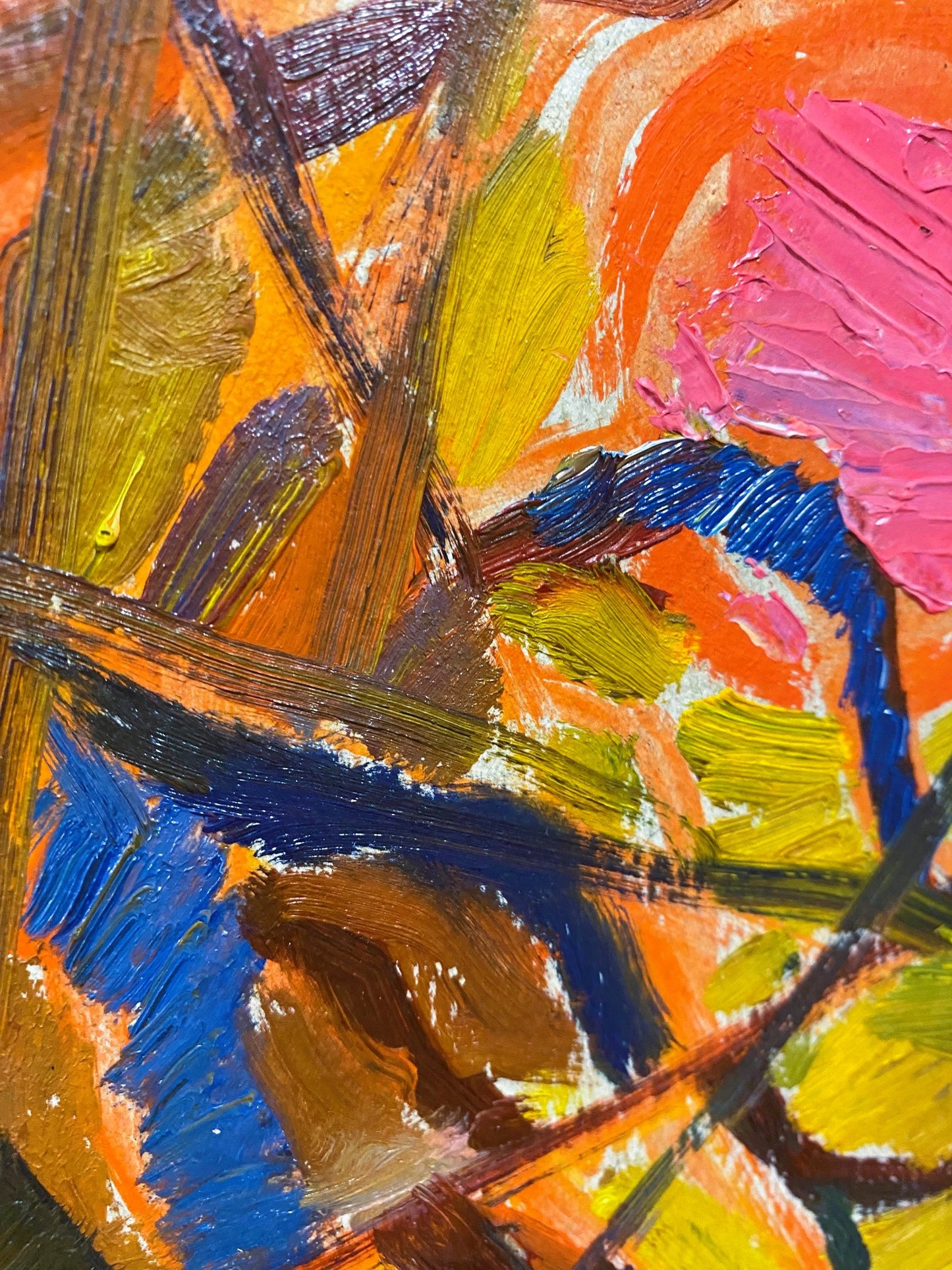 Landscape sun in the branches. 1976.