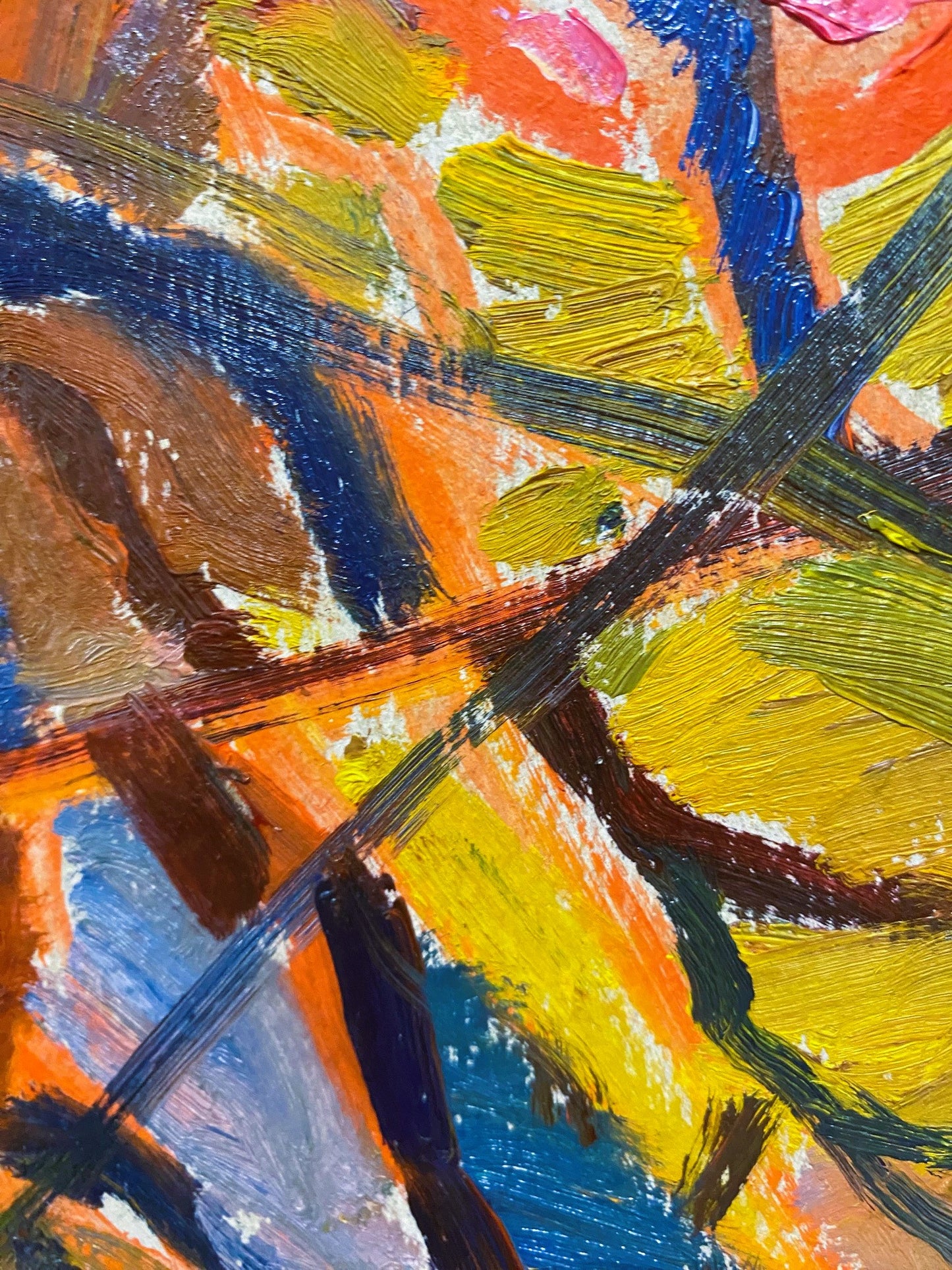 Landscape sun in the branches. 1976.