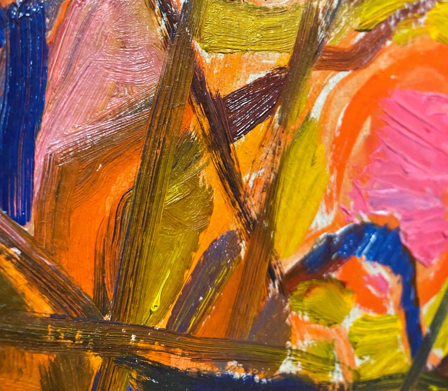 Landscape sun in the branches. 1976.