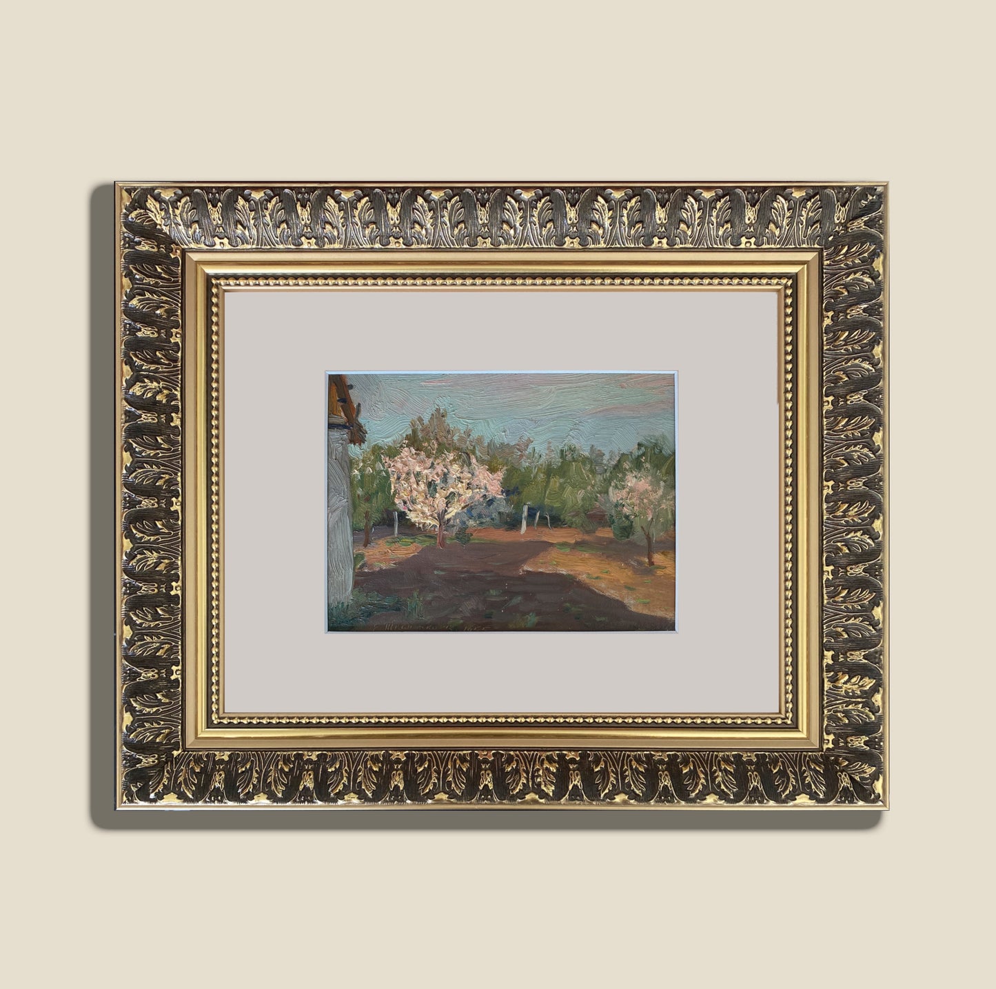 Frühlingsgarten-Landschaft. 1955.