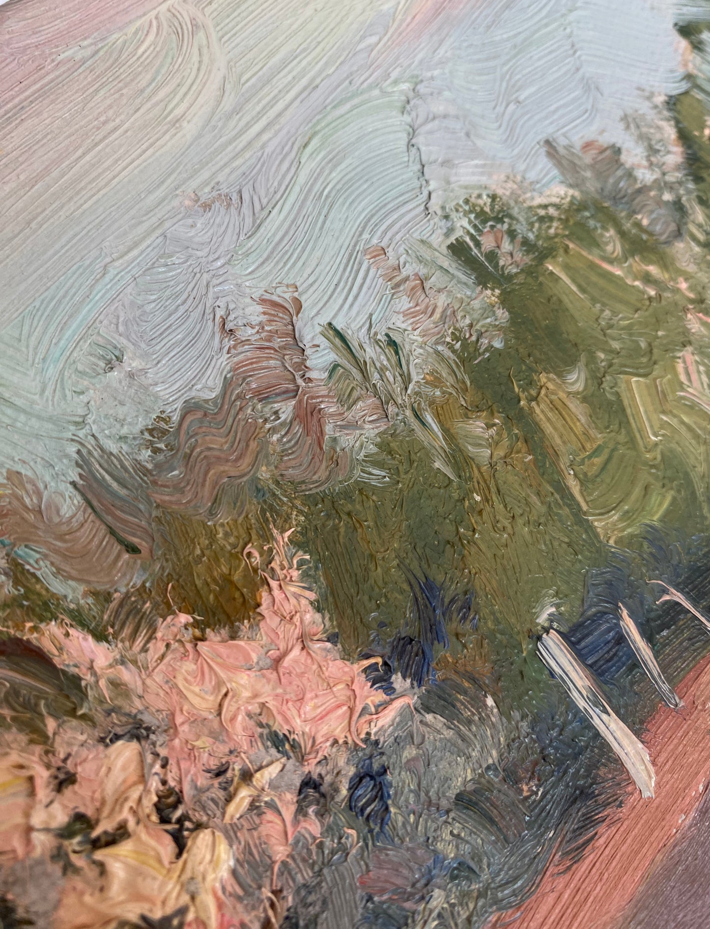 Frühlingsgarten-Landschaft. 1955.