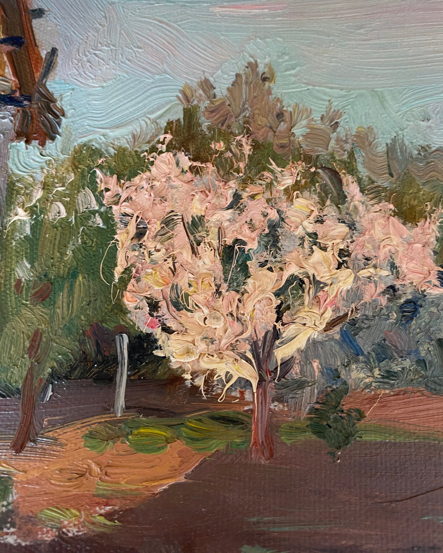 Frühlingsgarten-Landschaft. 1955.