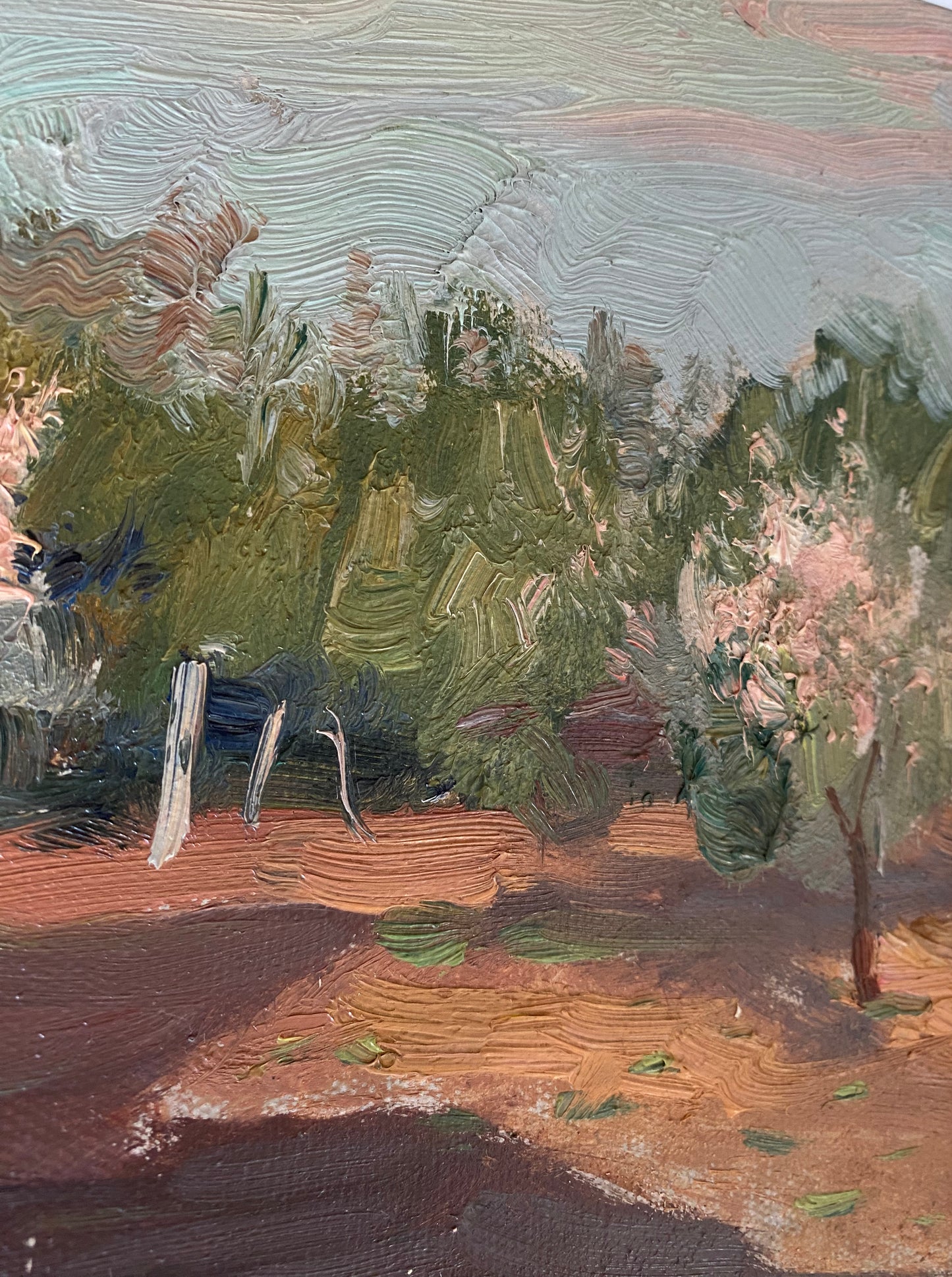 Frühlingsgarten-Landschaft. 1955.