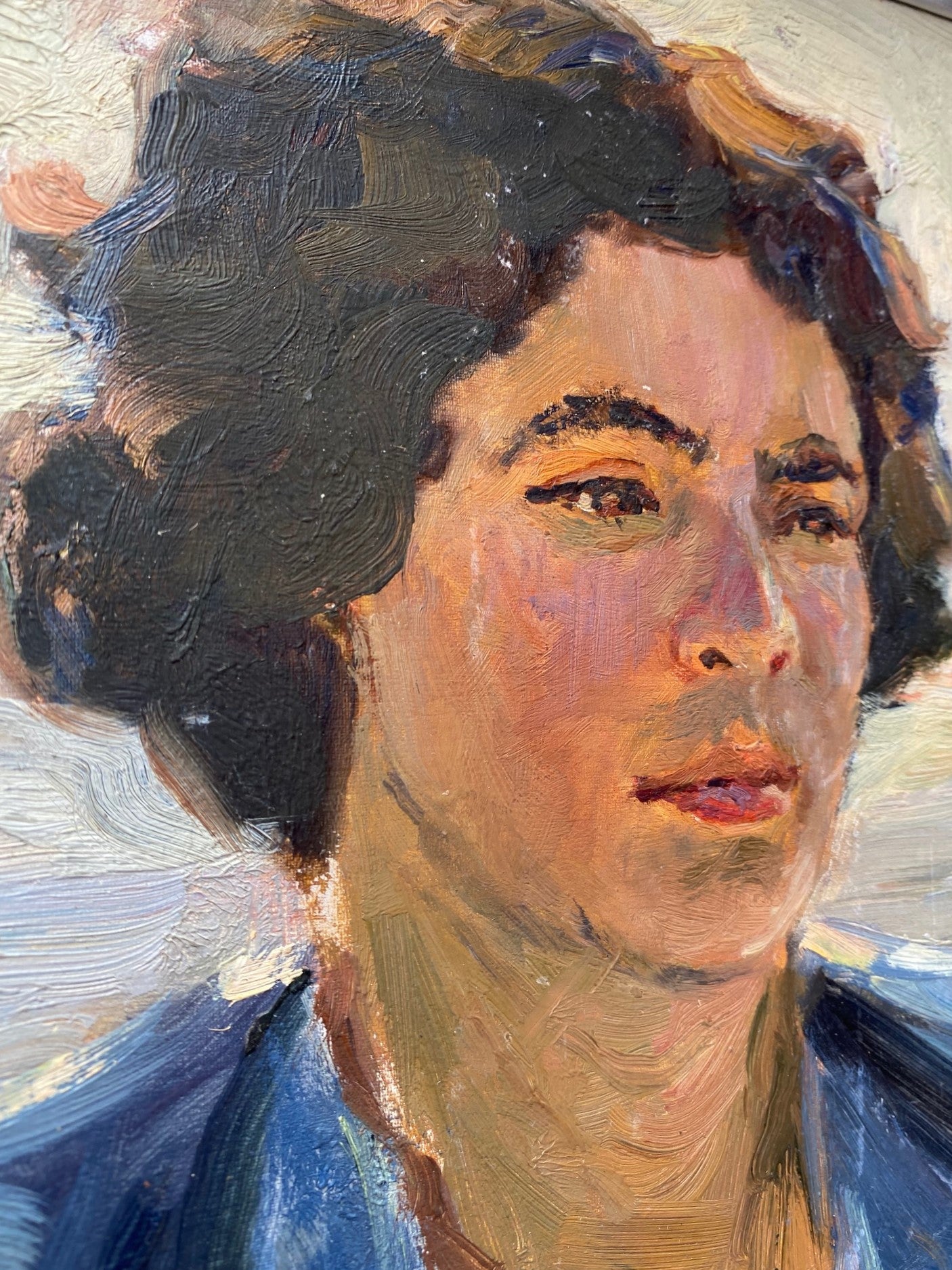 Porträt einer Frau am Meer. 1953.