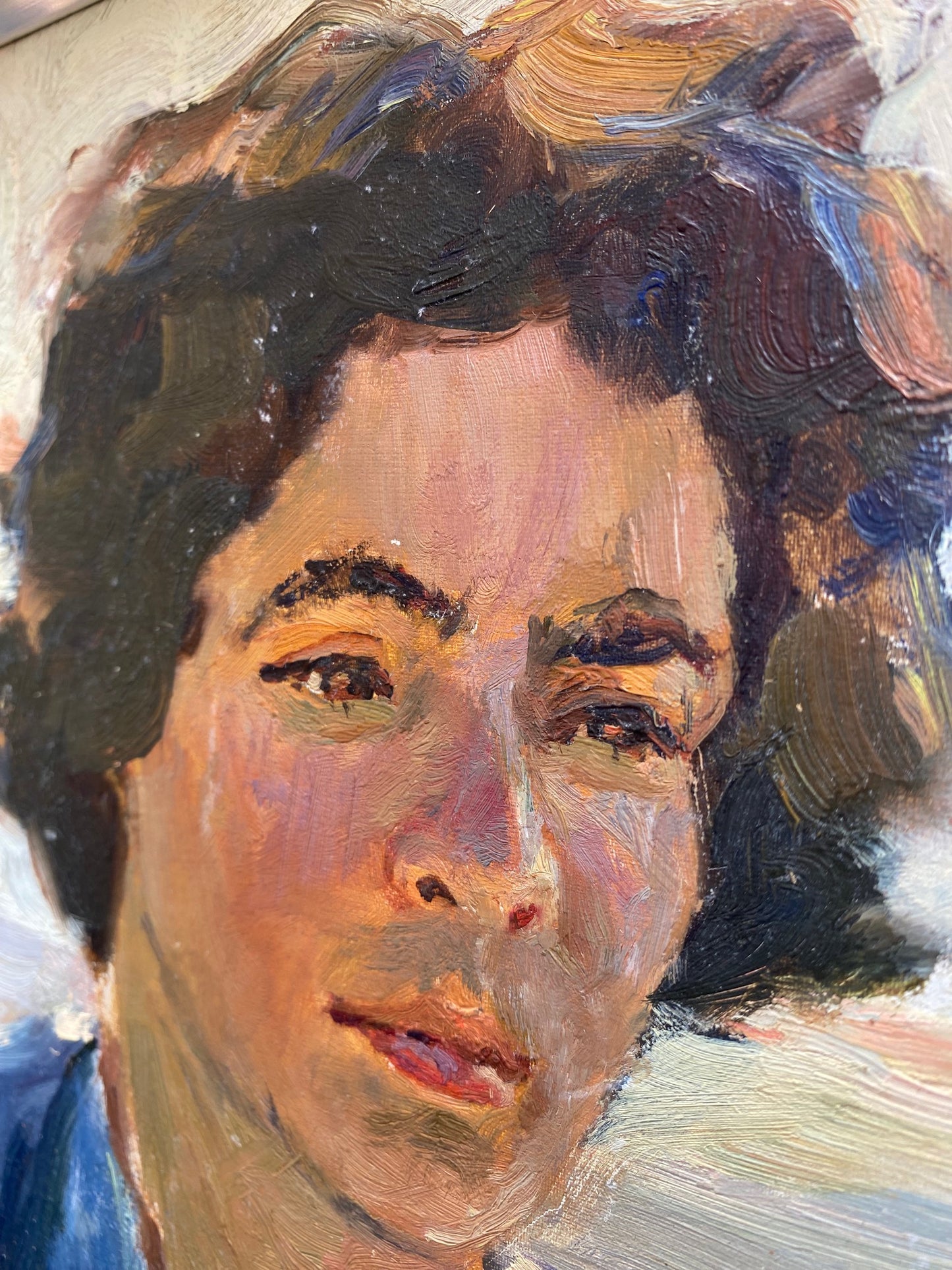 Porträt einer Frau am Meer. 1953.